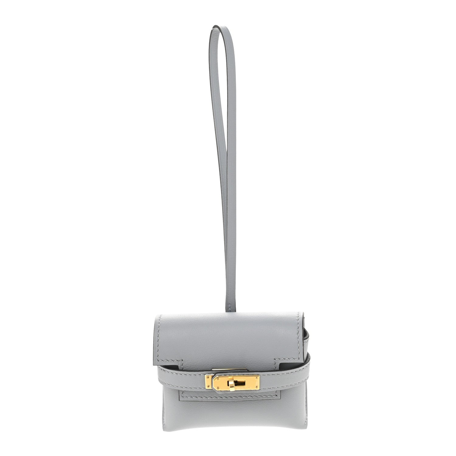 Hermes Swift Kelly Festival Bag Charm Gris Pantin 1744067