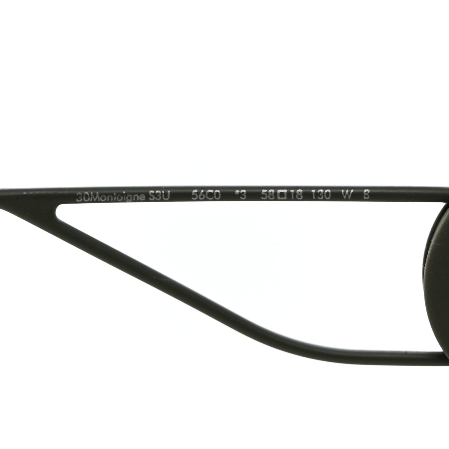 Rectangular 30 Montaigne S3U Sunglasses Green