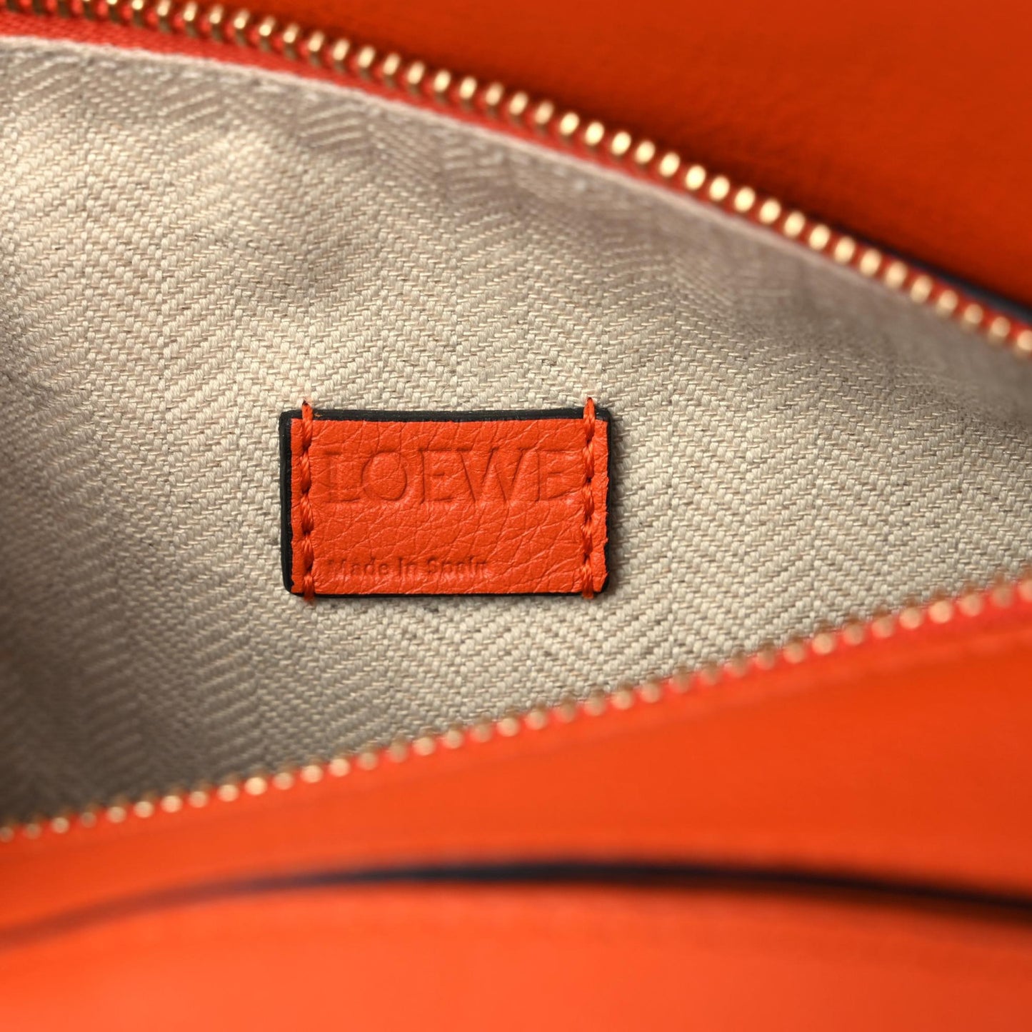 Calfskin Mini Puzzle Bag Orange