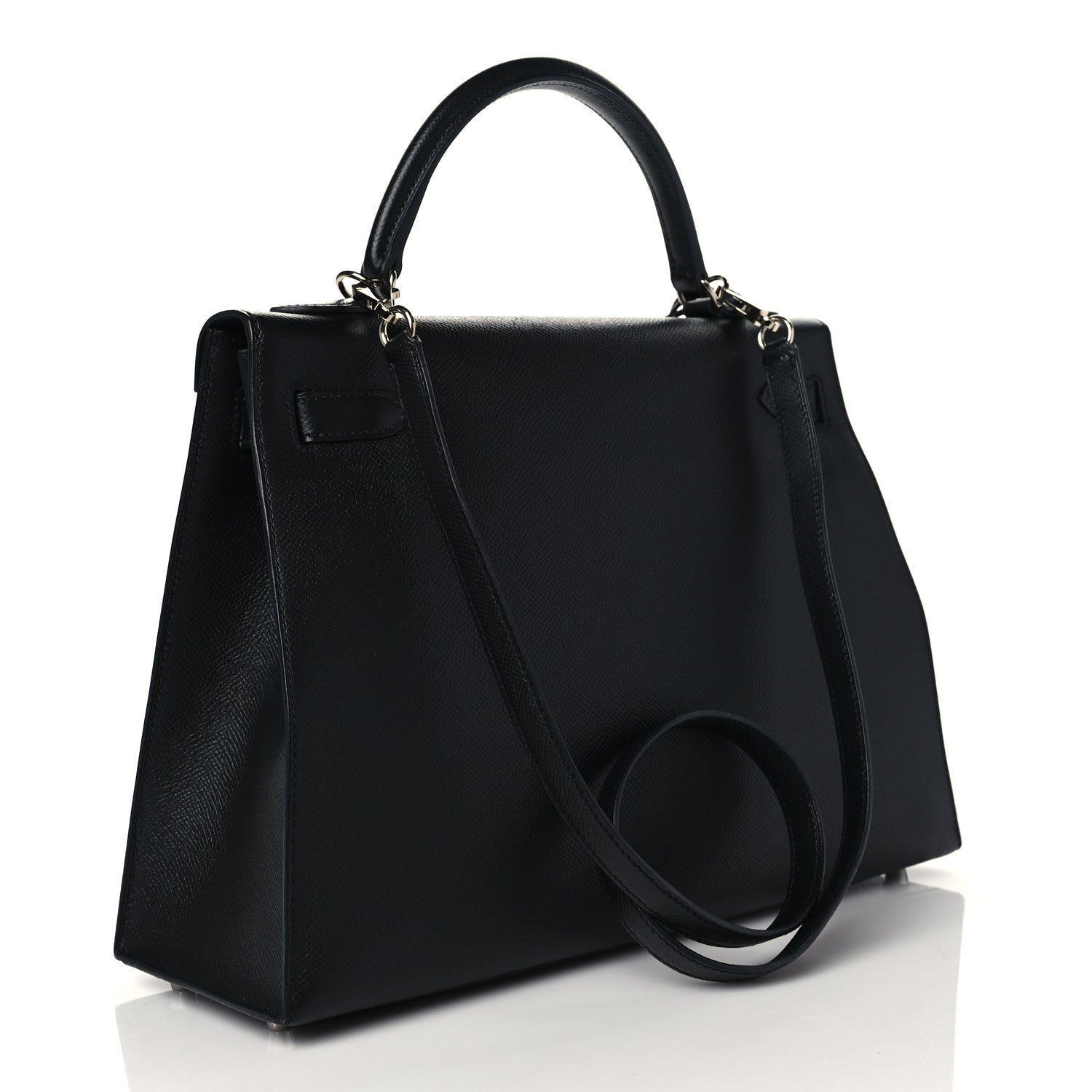 Hermes Epsom Kelly Sellier 32 Black 3 of 15