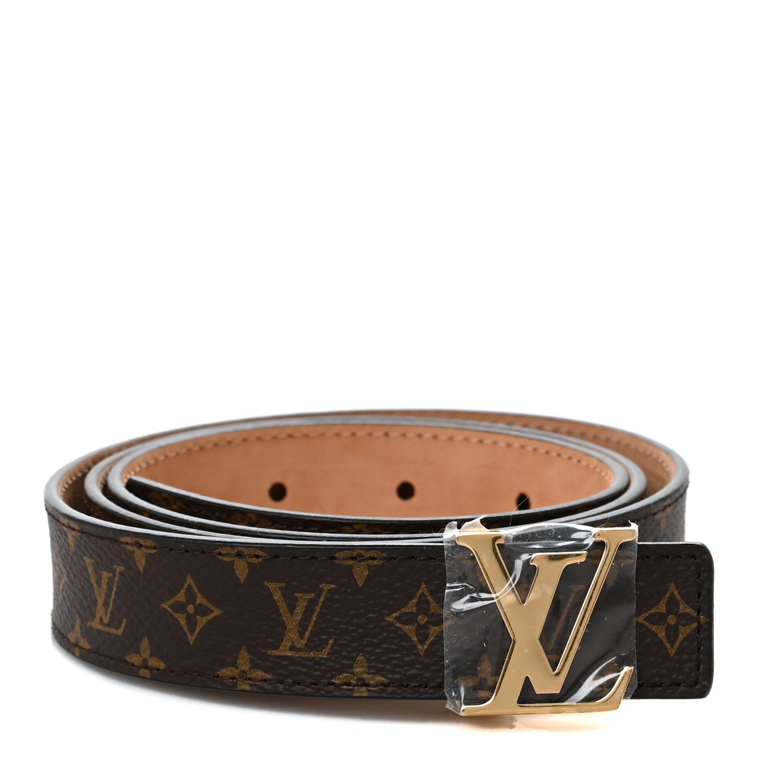 Louis Vuitton Monogram 25mm LV Initiales Belt 85 34 1 of 5