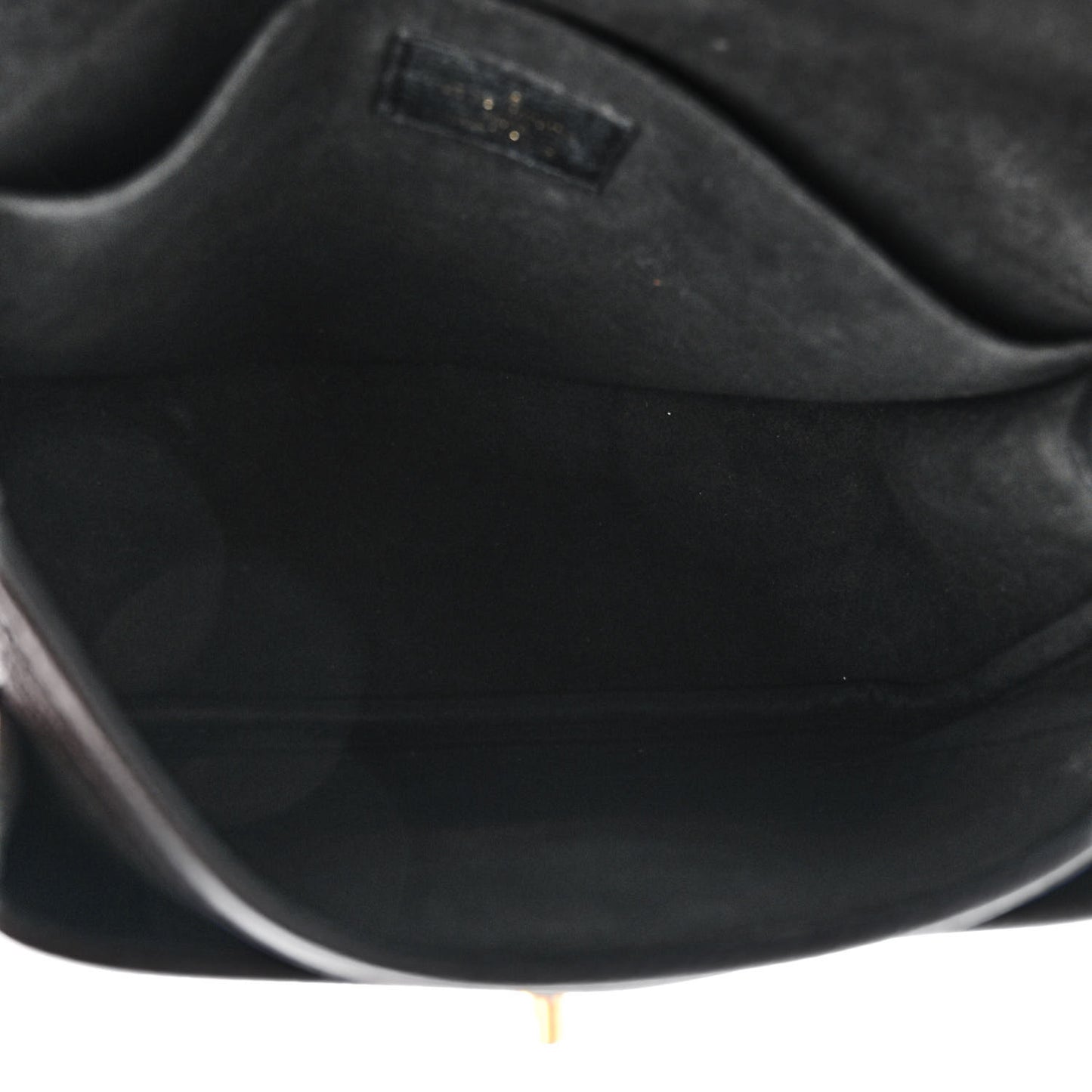 Grained Calfskin Lockme Chain Bag PM Black
