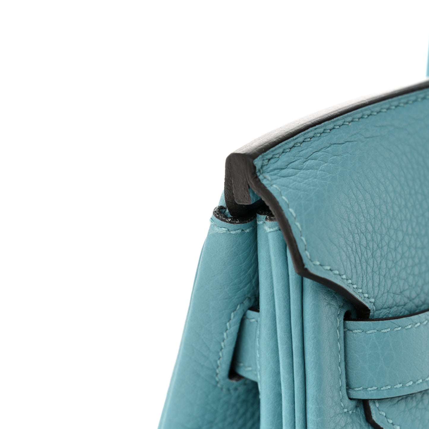 Taurillon Clemence Birkin 30 Bleu Saint Cyr