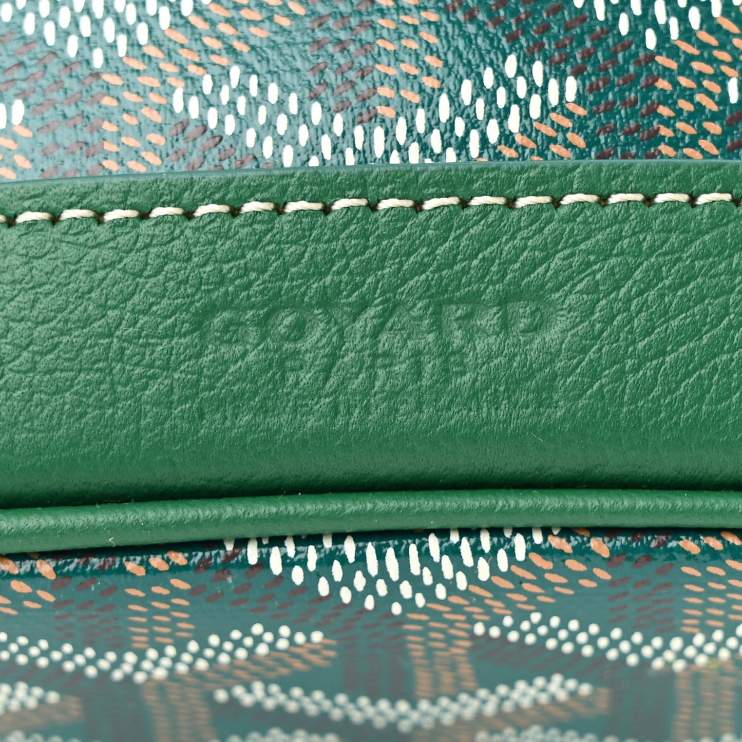 Goyardine Petit Flot Mini Bucket Bag Green
