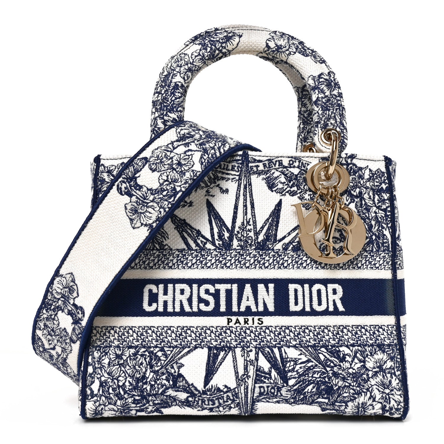 Christian Dior Canvas Reverse Embroidered Rêve d'Infini Medium