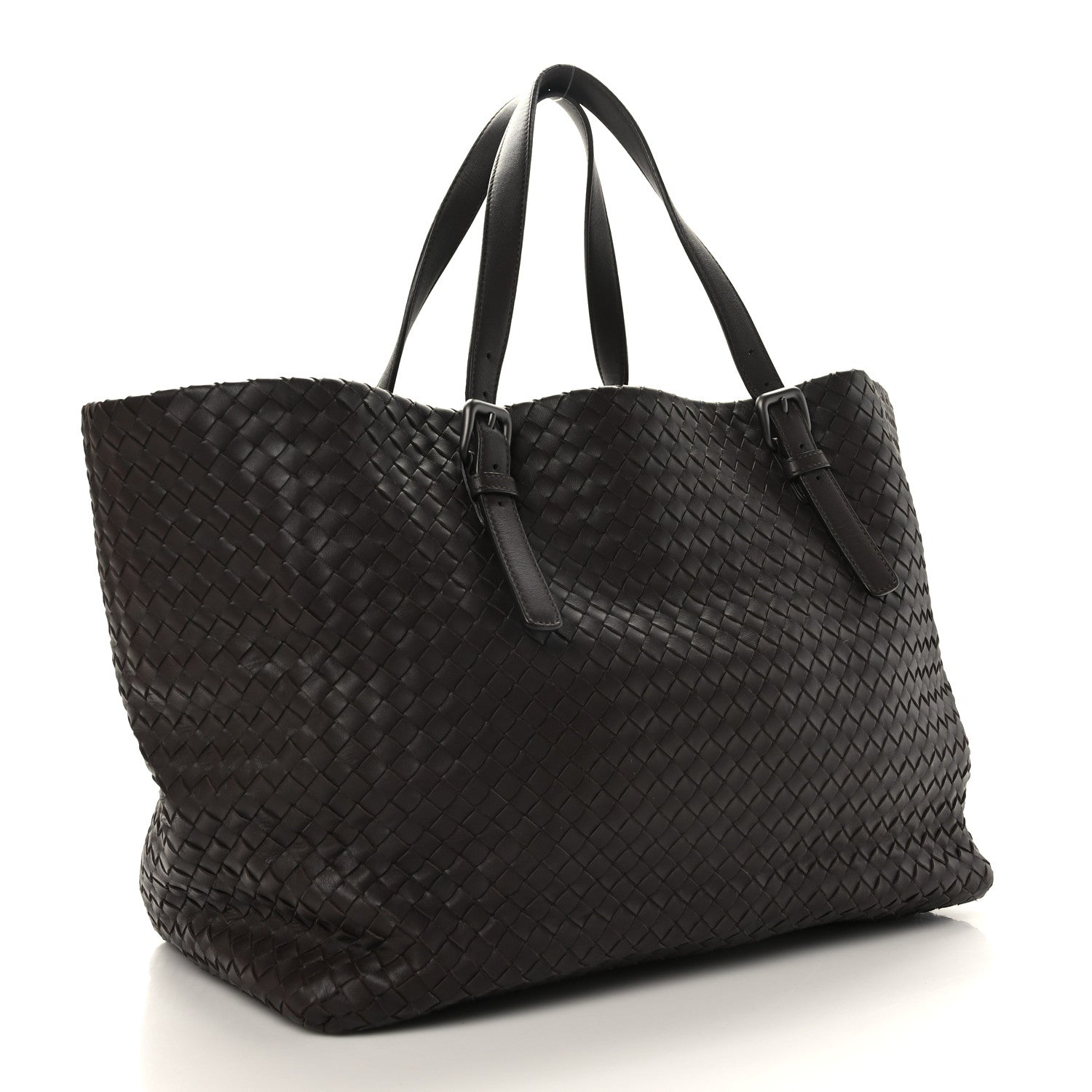 Bottega Veneta Nappa Intrecciato Large Seamless Tote Ebano 3 of 10