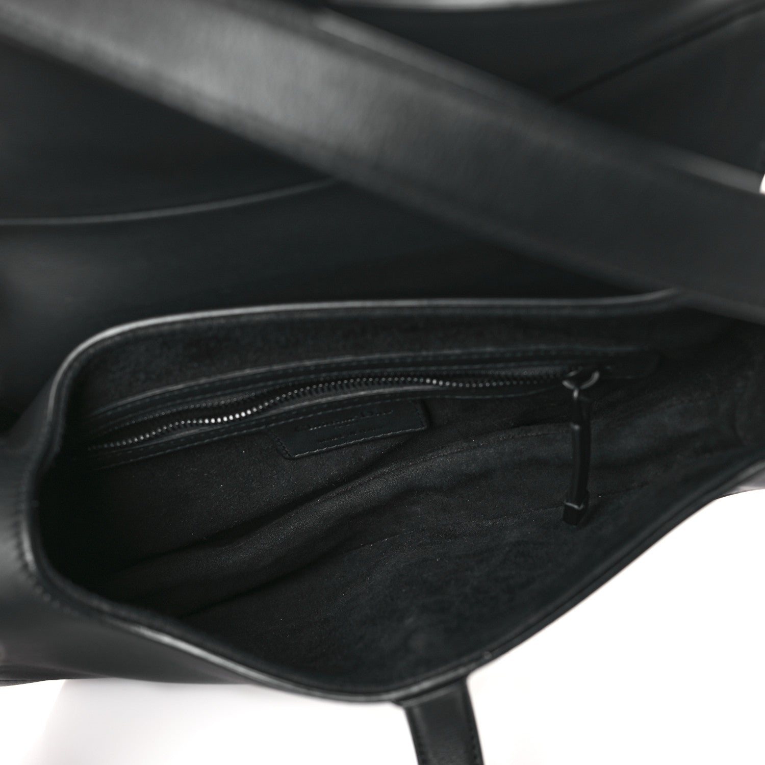 Christian Dior Ultra Matte Calfskin Saddle Bag Black 5 of 12