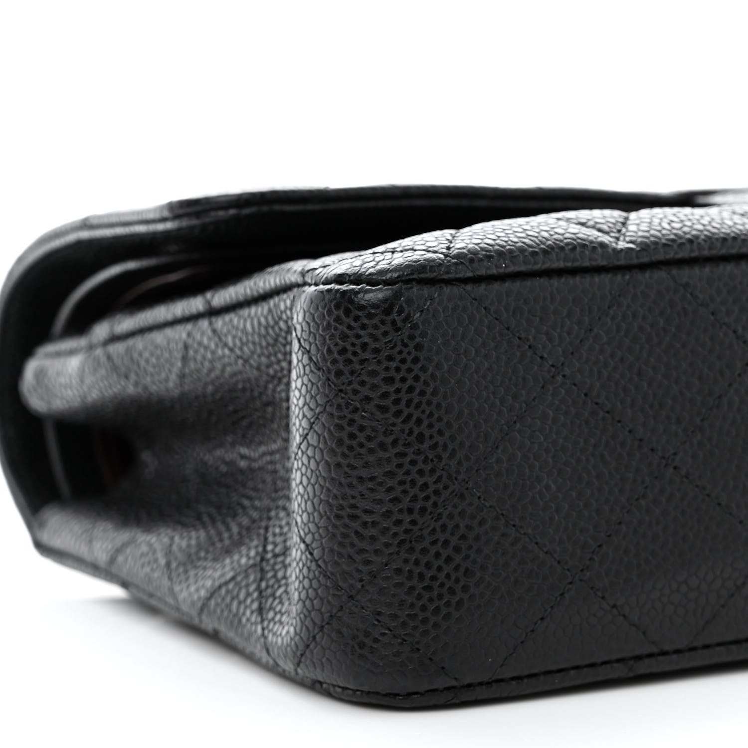 Chanel Caviar Quilted Medium Double Flap Black 9 of 11