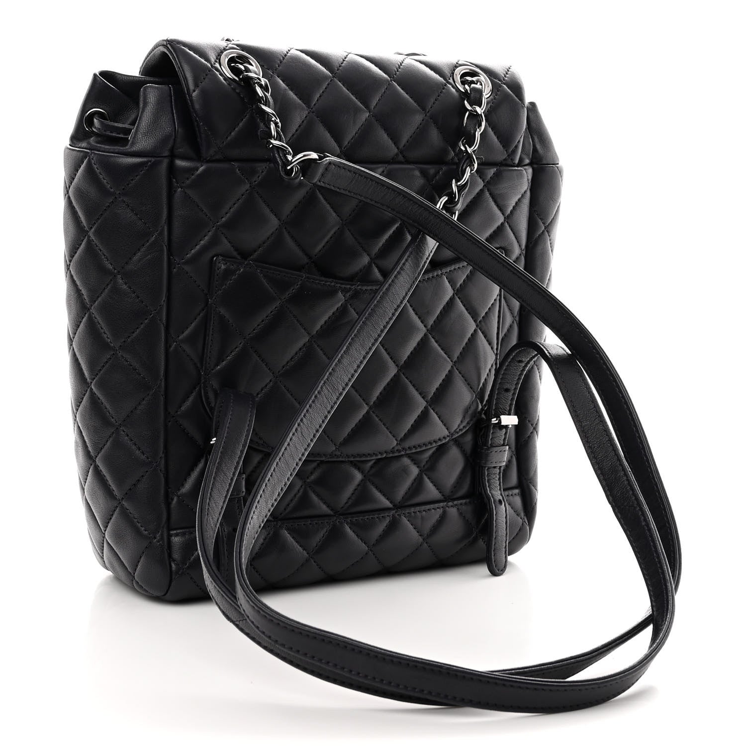 Chanel Lambskin Quilted Small Urban Spirit Backpack Navy 3 of 9