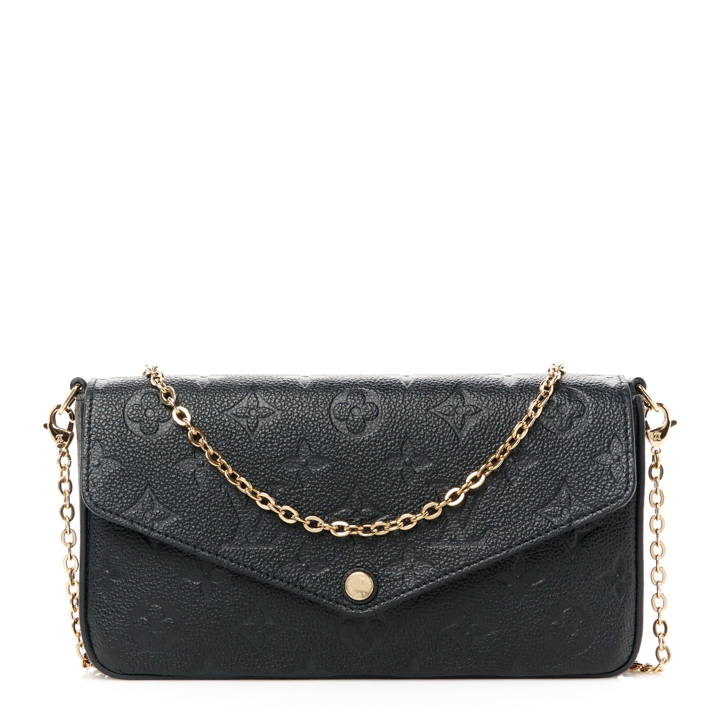 Empreinte Pochette Felicie Chain Wallet Black