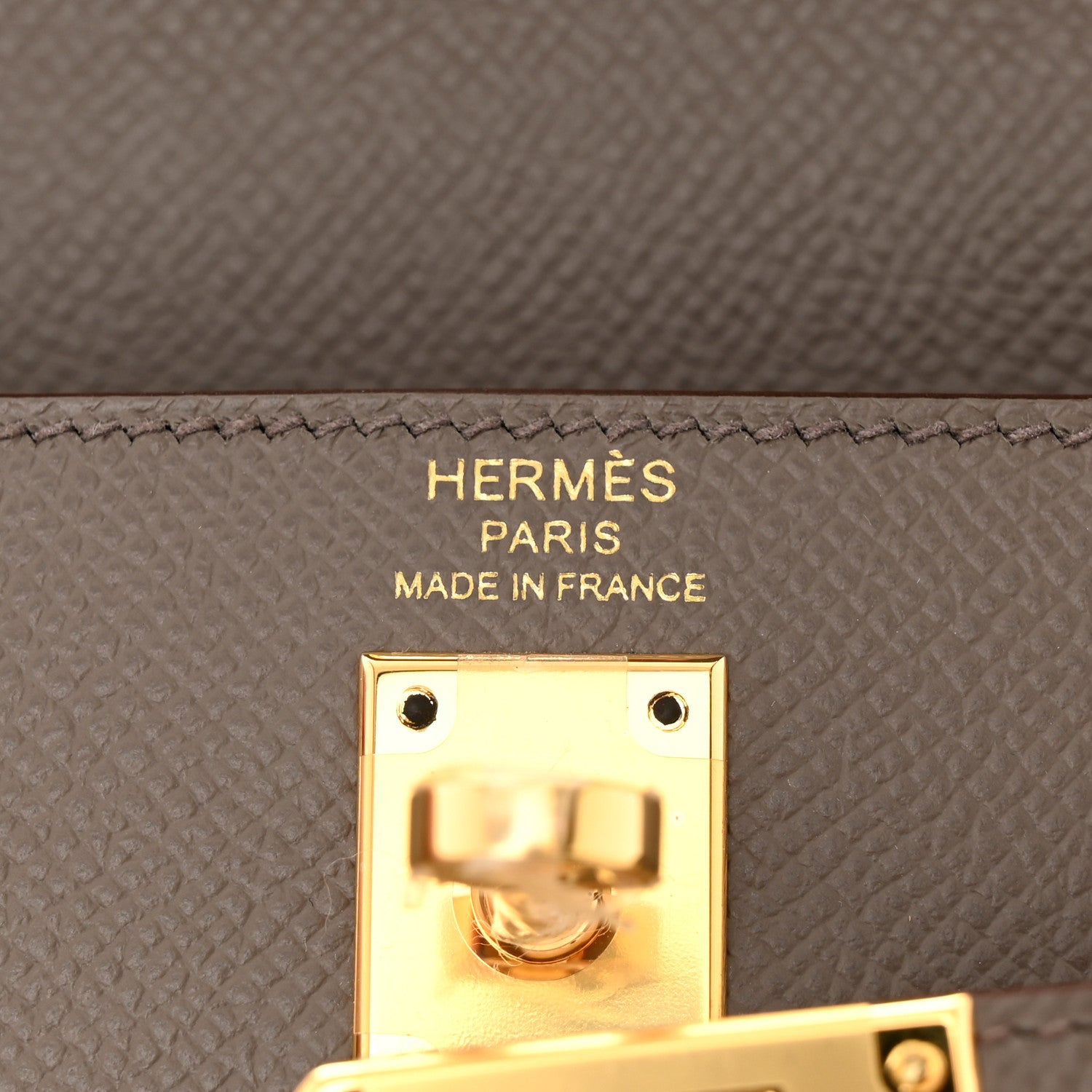 Hermes Epsom Kelly Sellier 25 Etain 6 of 12