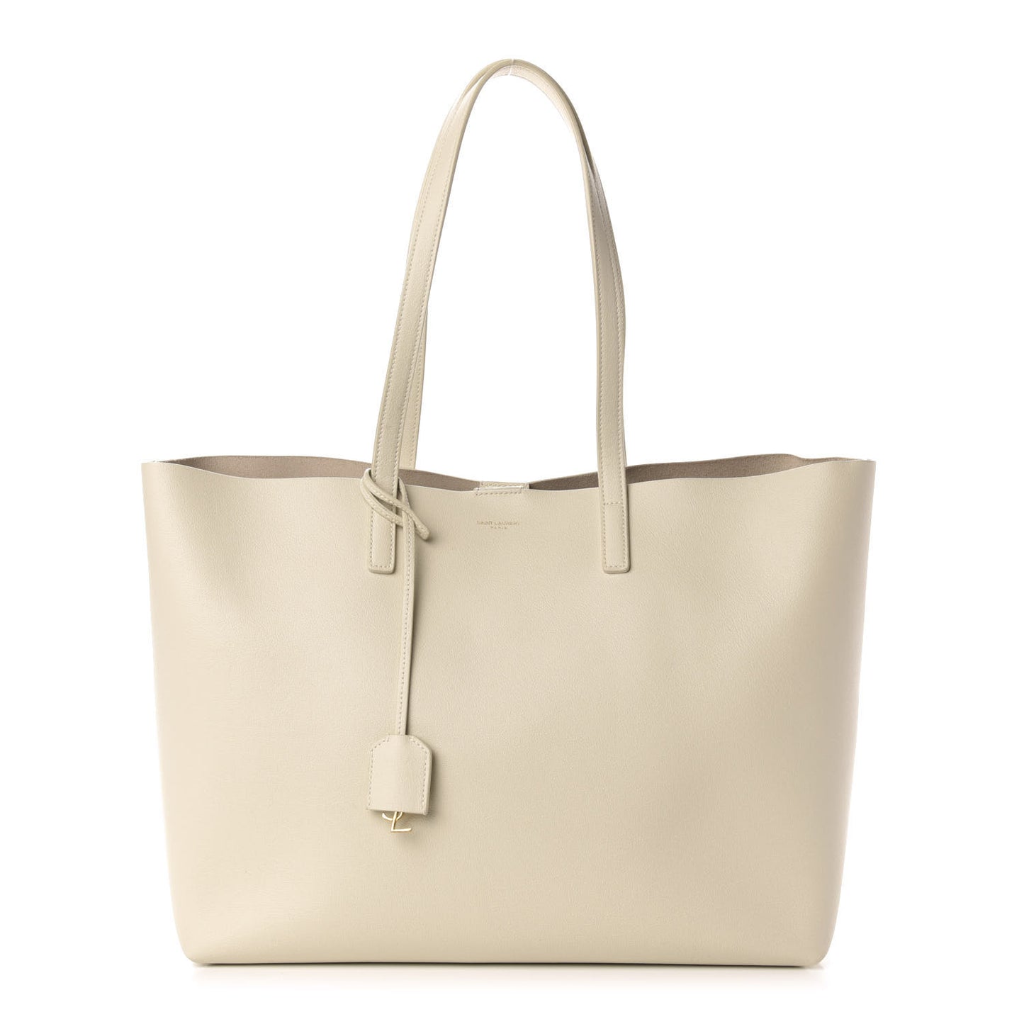Calfskin Large Shopping Tote Porcellana