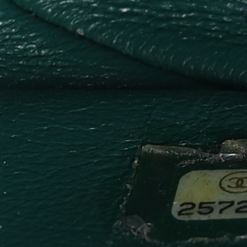 Caviar Quilted Business Affinity Backpack Green