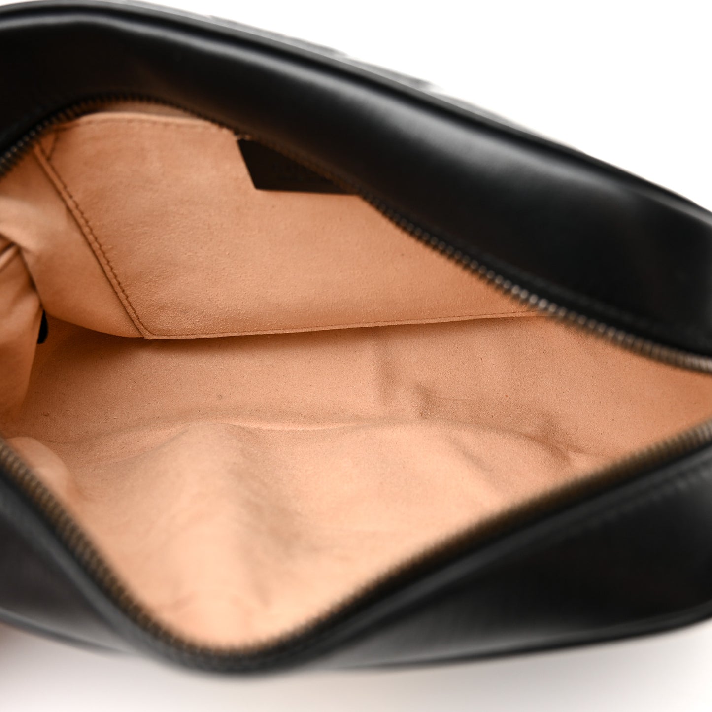 Calfskin Matelasse Small GG Marmont Chain Shoulder Bag Black