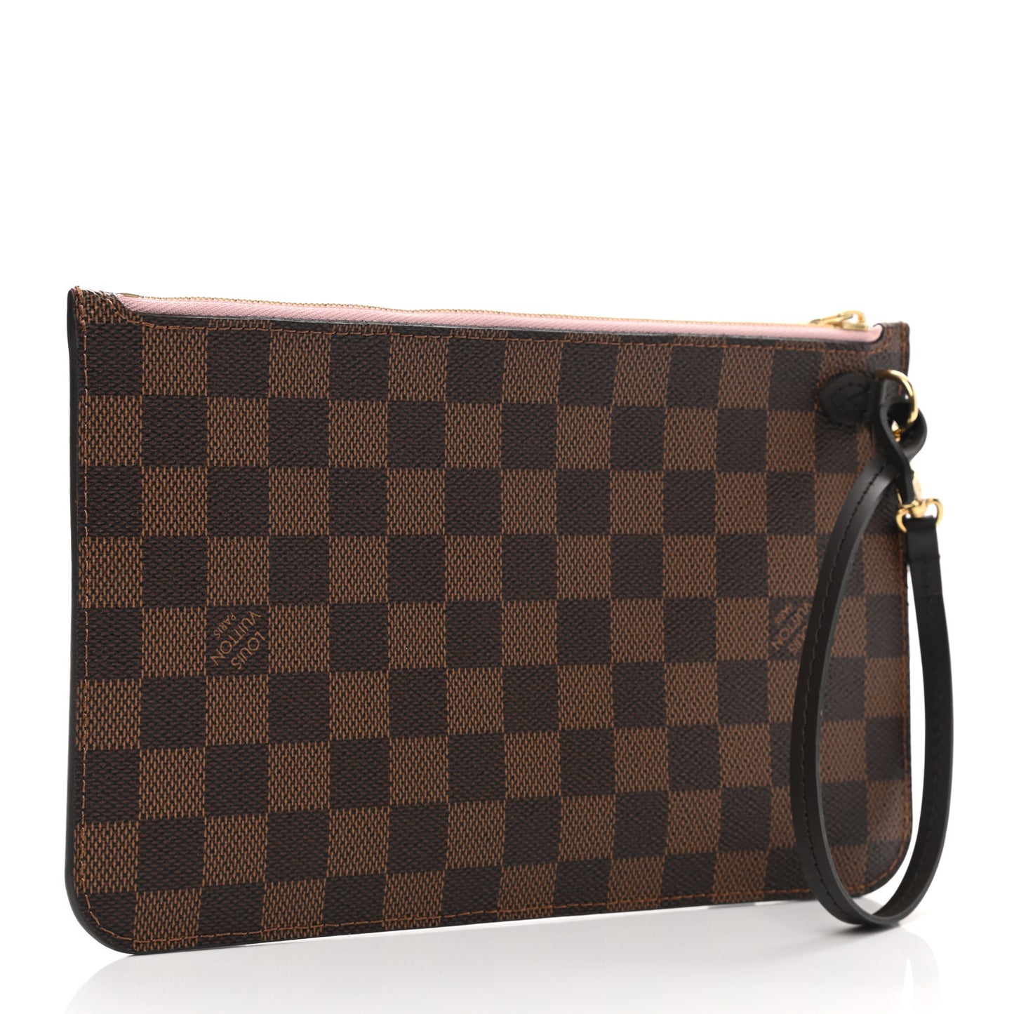 Damier Ebene Neverfull MM GM Pochette Rose Ballerine