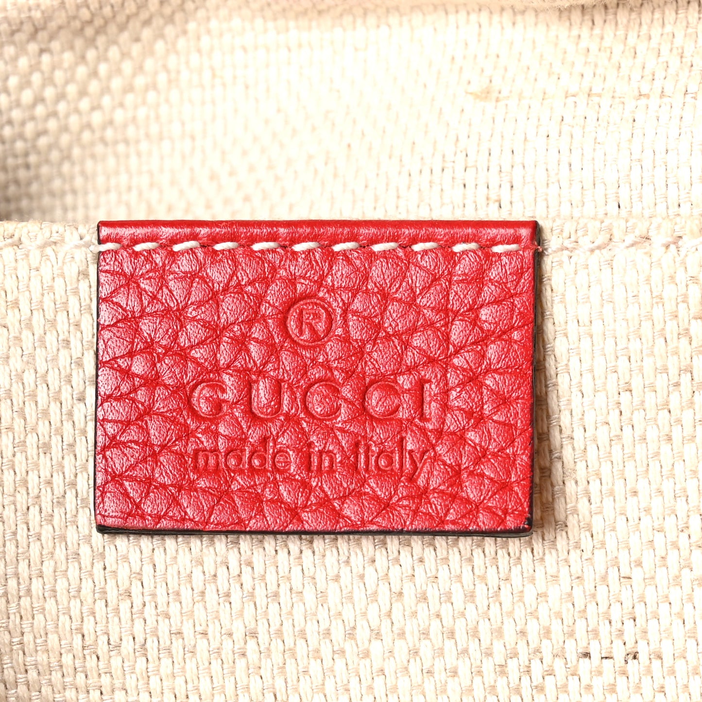 Pebbled Calfskin Small Soho Disco Bag Tabasco Red