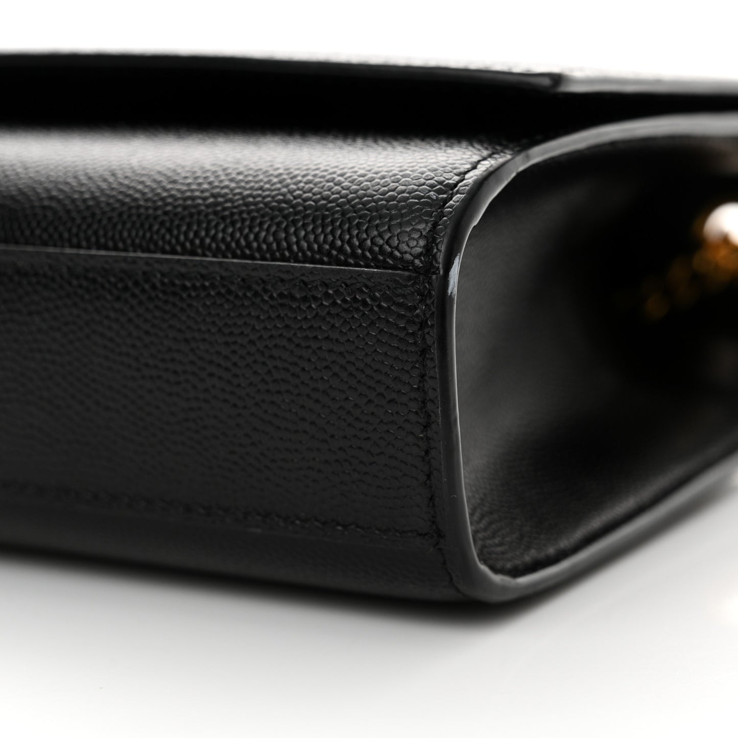 Grain De Poudre Medium Classic Monogram Kate Satchel Black