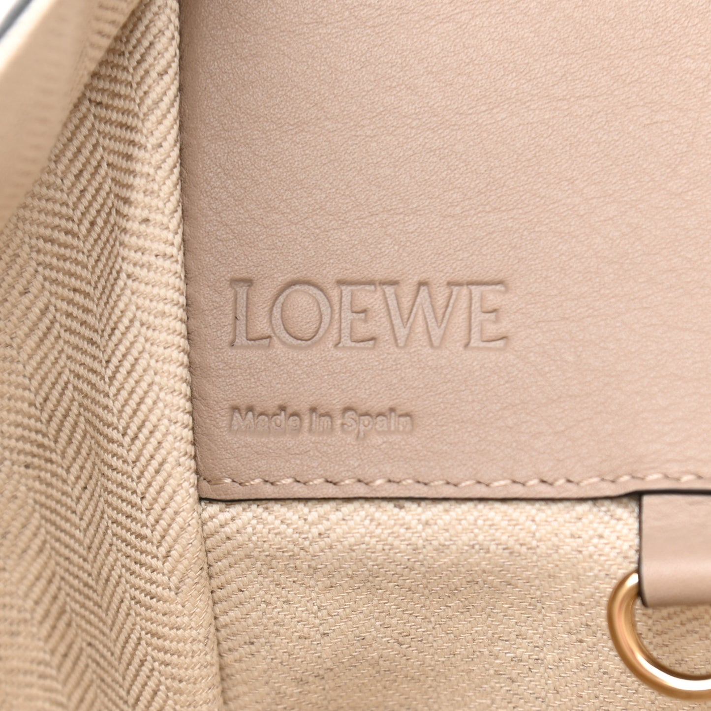 Calfskin Medium Hammock Shoulder Bag Sand