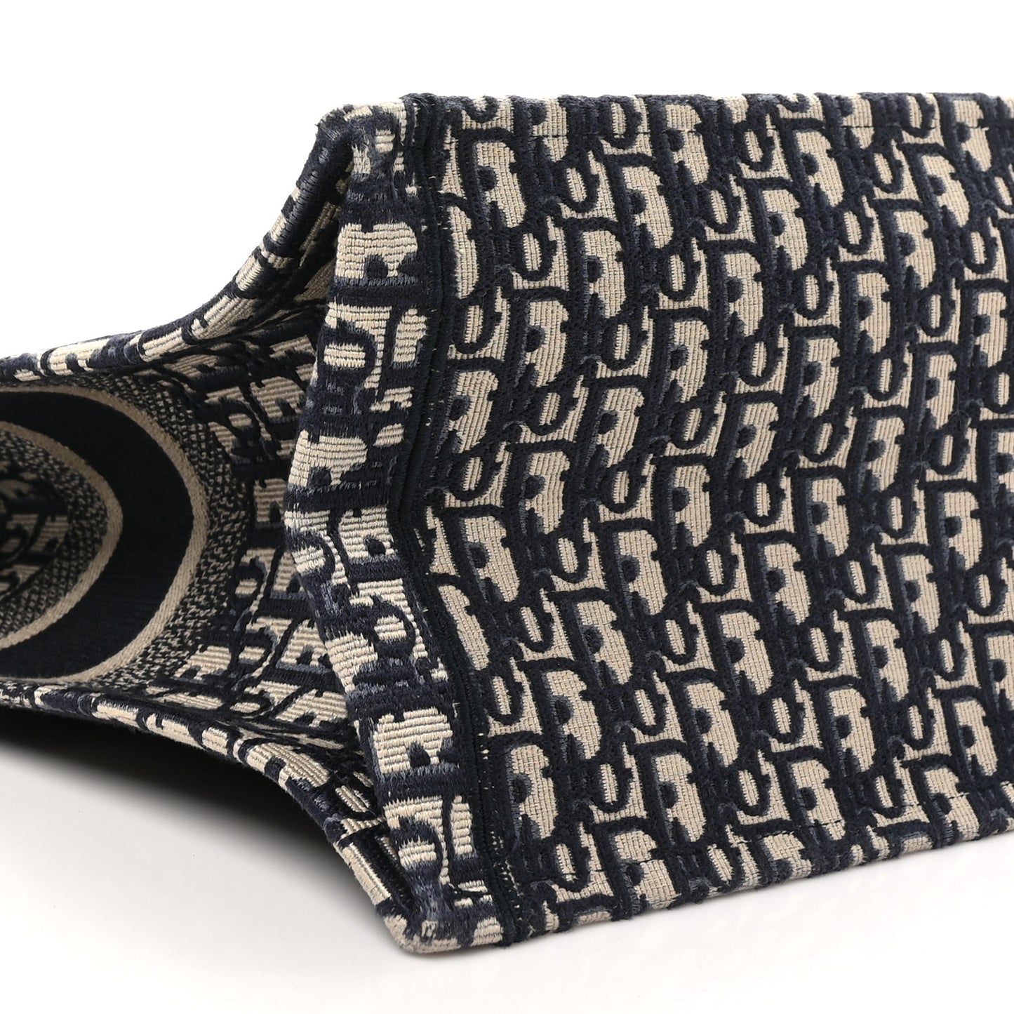 Oblique Large Book Tote Blue Multicolor