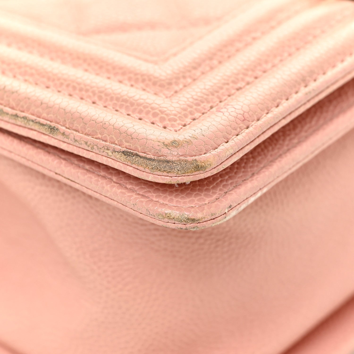 Chanel Caviar Quilted Small Boy Flap Pink 12 of 25