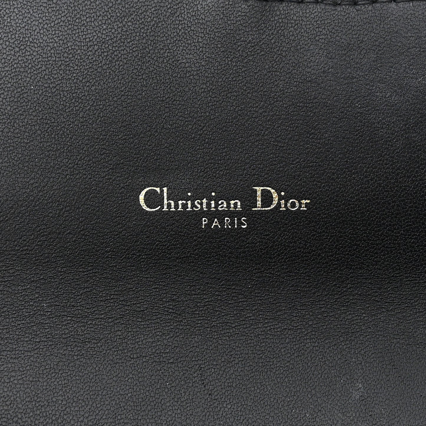 Goatskin Saddle Long Wallet With Chain Black