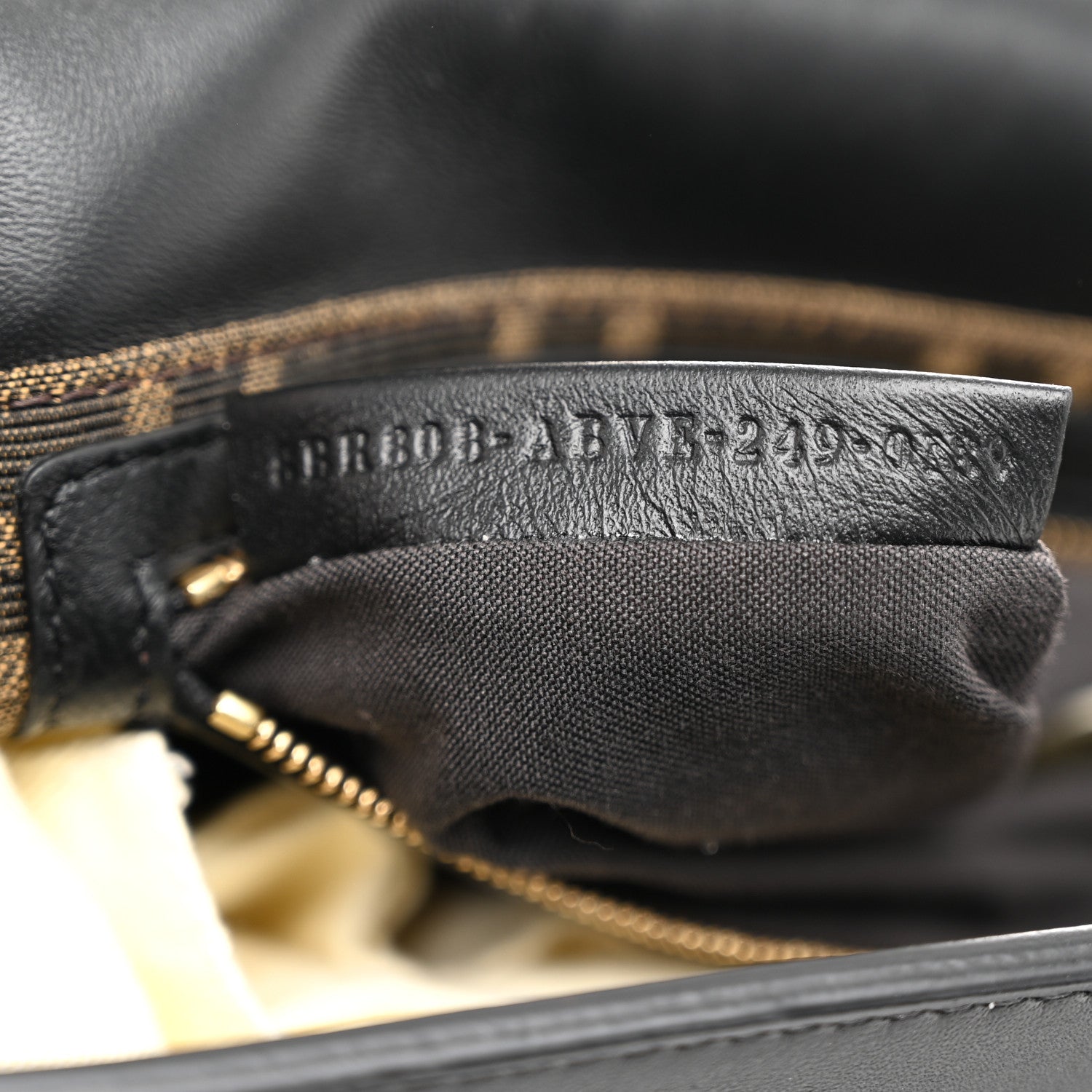 Fendi Shiny Nappa Multipocket Baguette Black 7 of 10