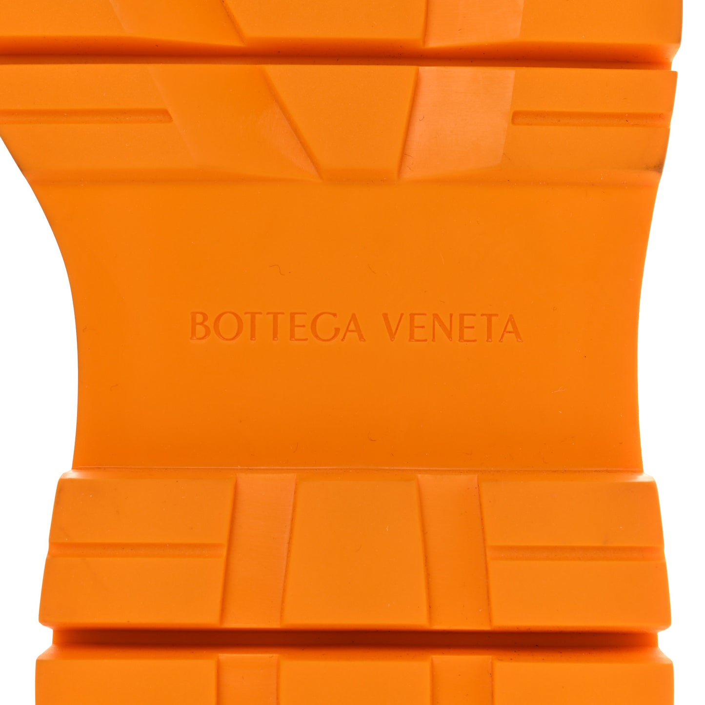 Calfskin The Tire Chelsea Boots 40 Black Tangerine