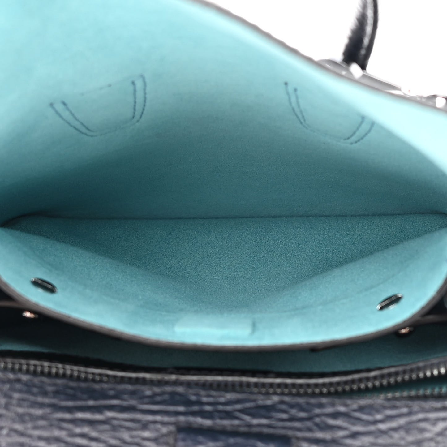 Calfskin Studded Mini Milla Tote Blue