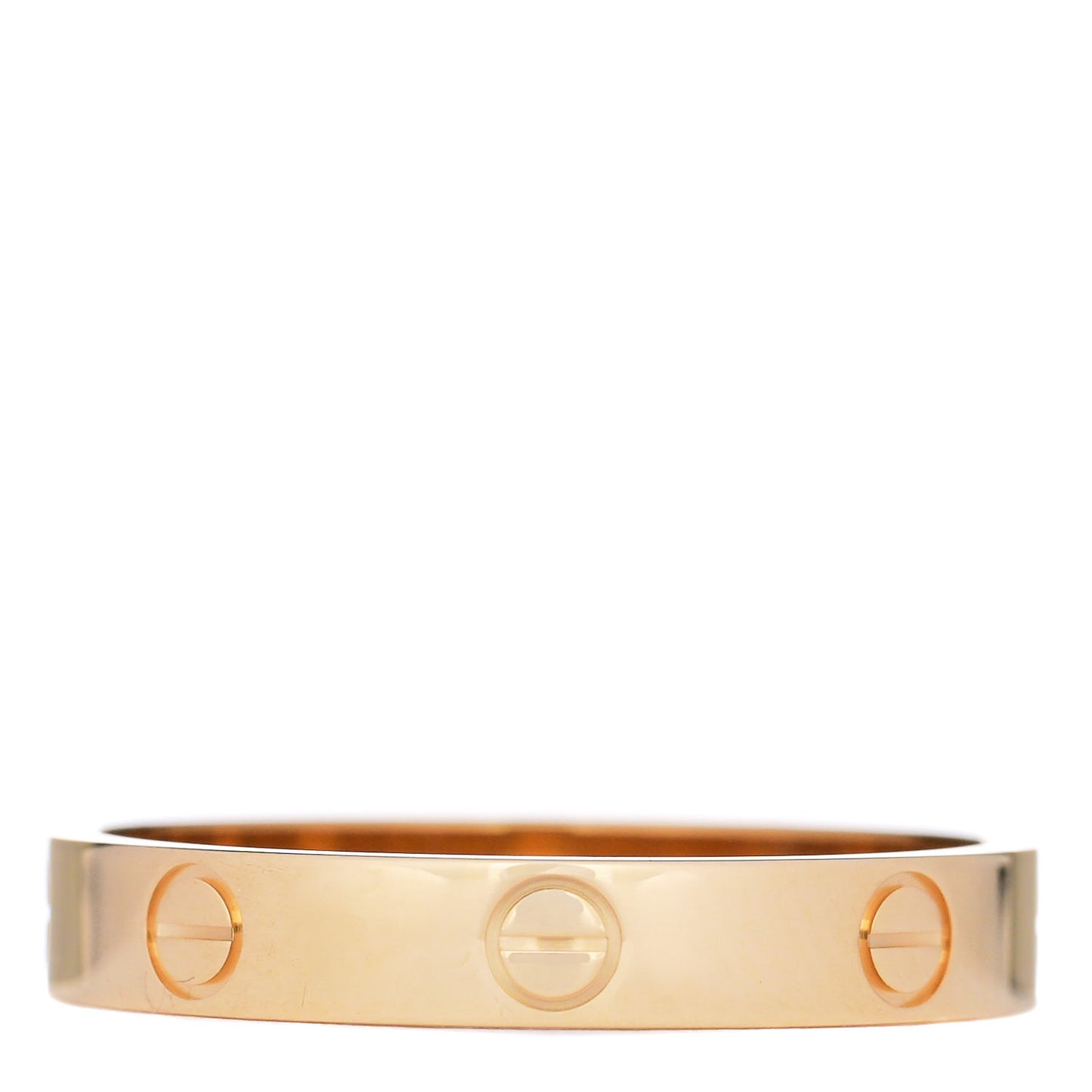 18K Yellow Gold 3.5mm LOVE Wedding Band Ring 61 9.5