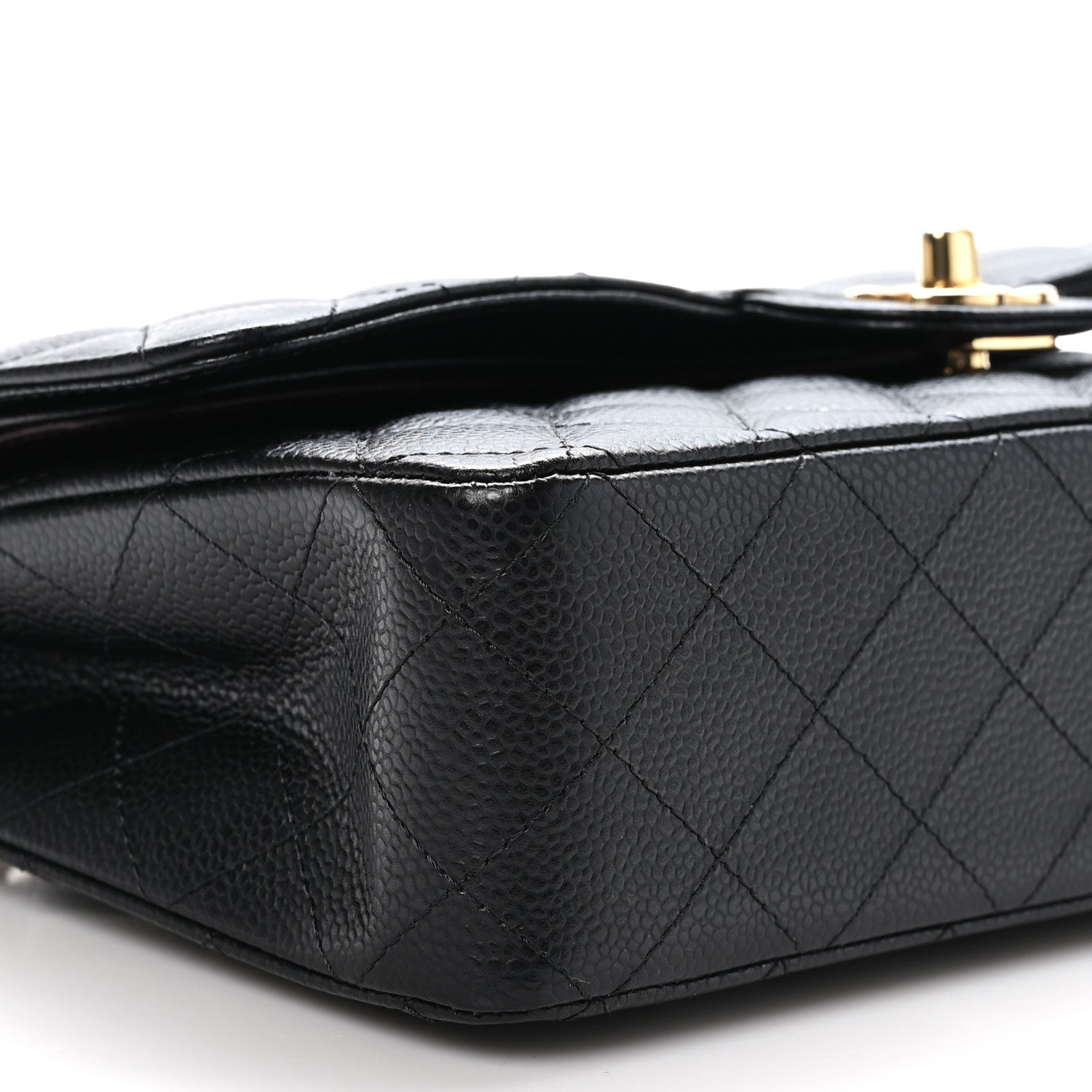 Chanel Caviar Quilted Medium Double Flap Black 9 of 11