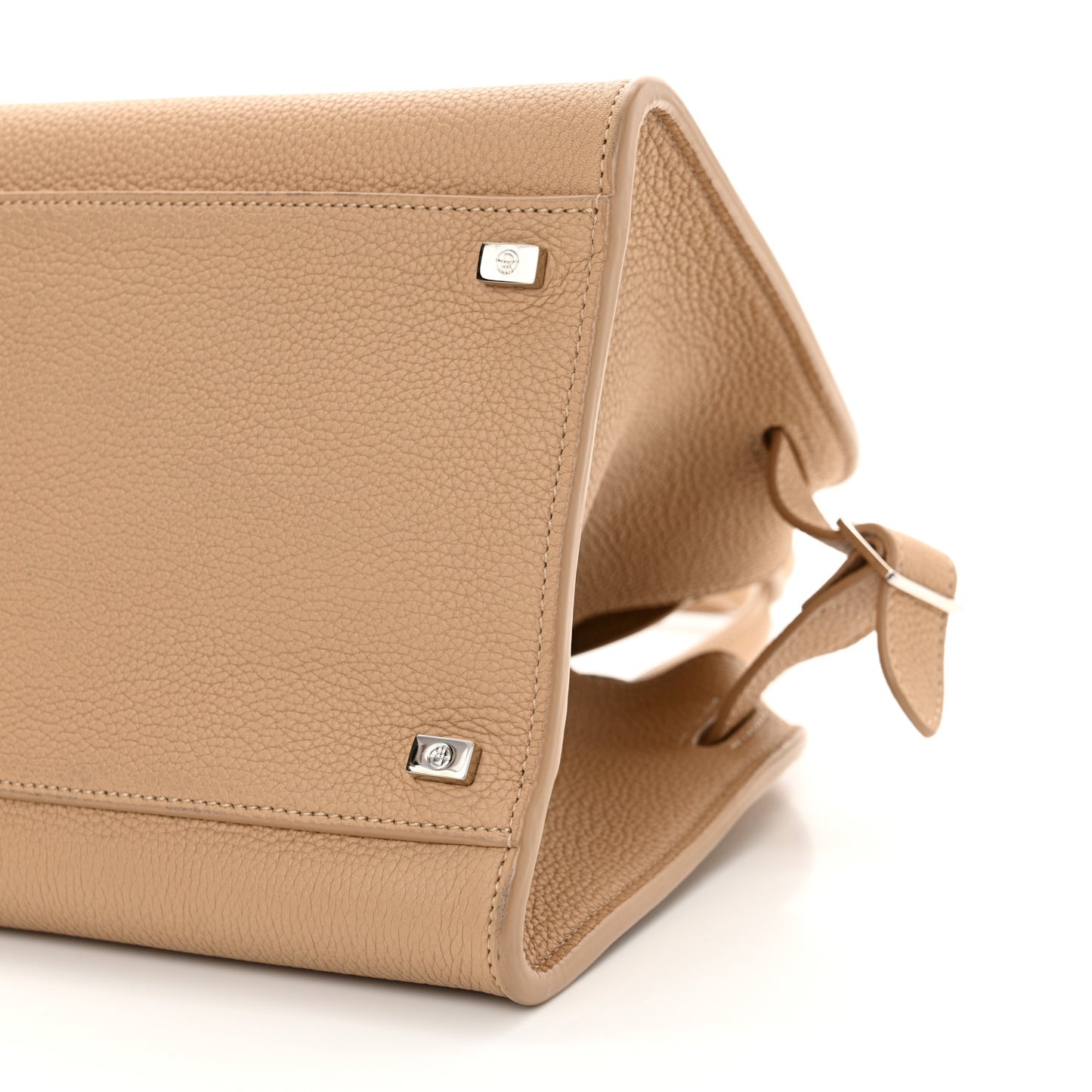 Grained Calfskin Soft Margaux 10 Bag Silk