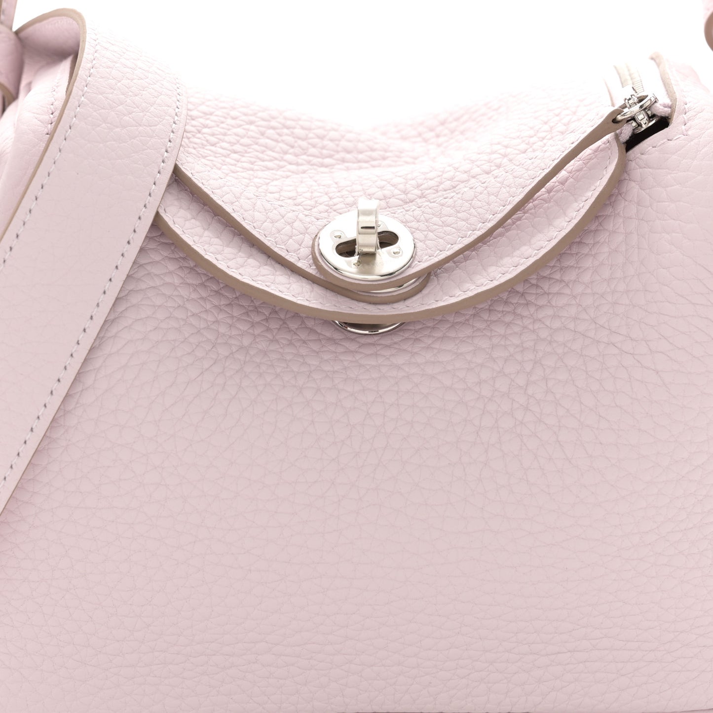 Taurillon Clemence Verso Mini Lindy 20 Mauve Pale Mushroom