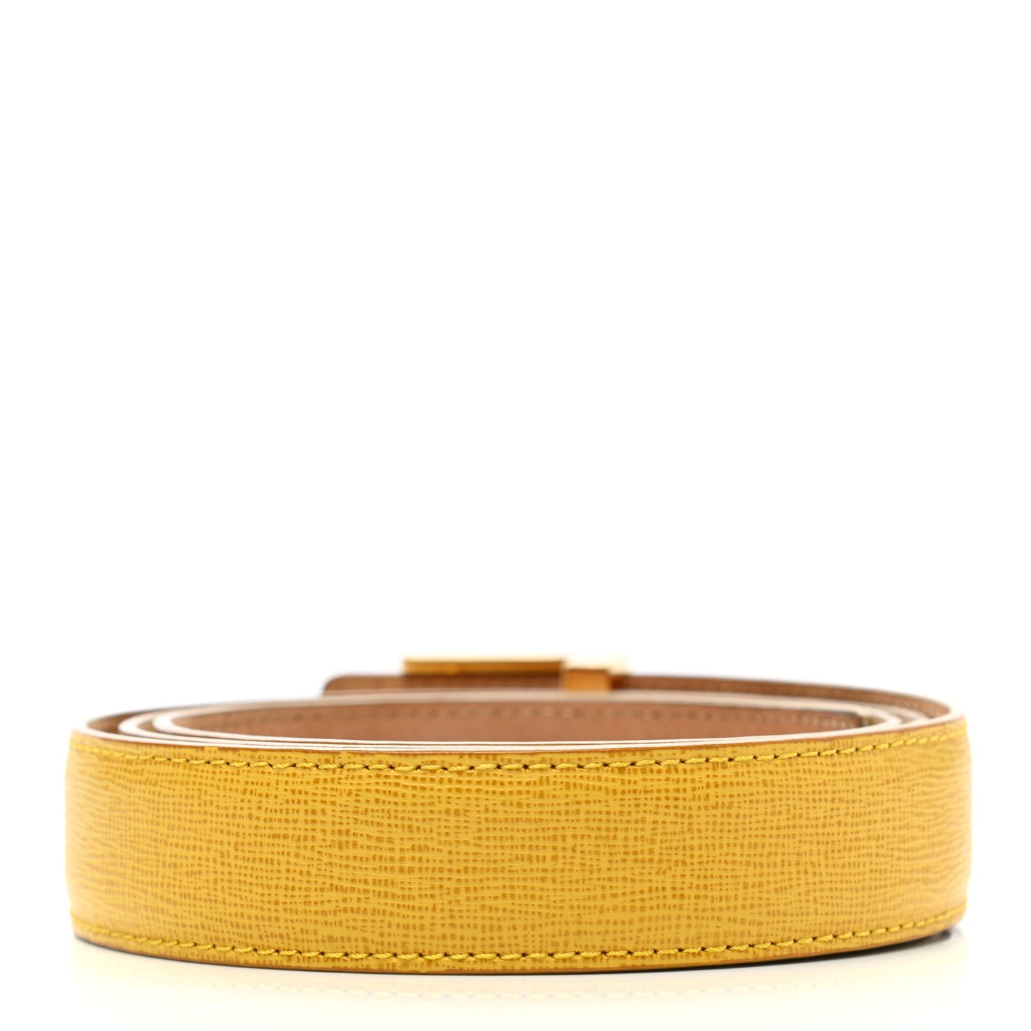 Vitello Elite FF Buckle Belt 90 36 Yellow