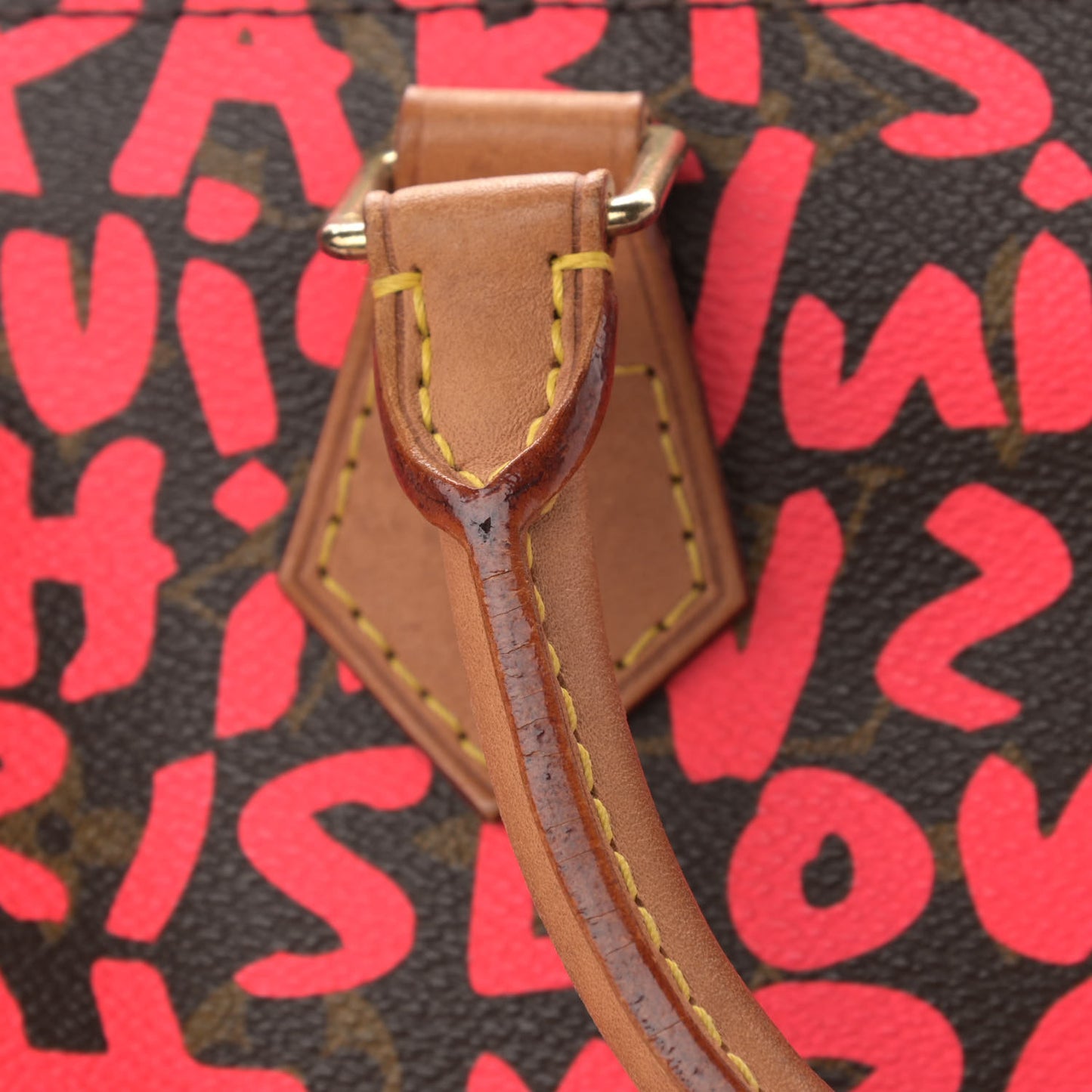 Monogram Graffiti Speedy 30 Fuchsia
