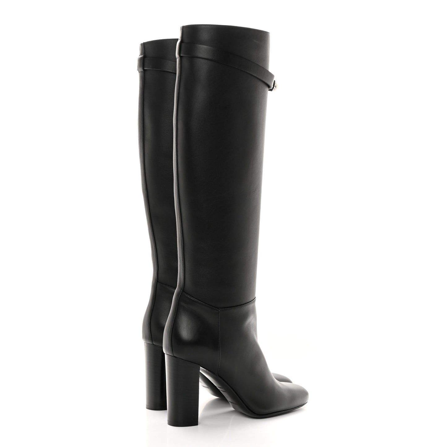Heritage Calfskin Story Boots 38.5 Black
