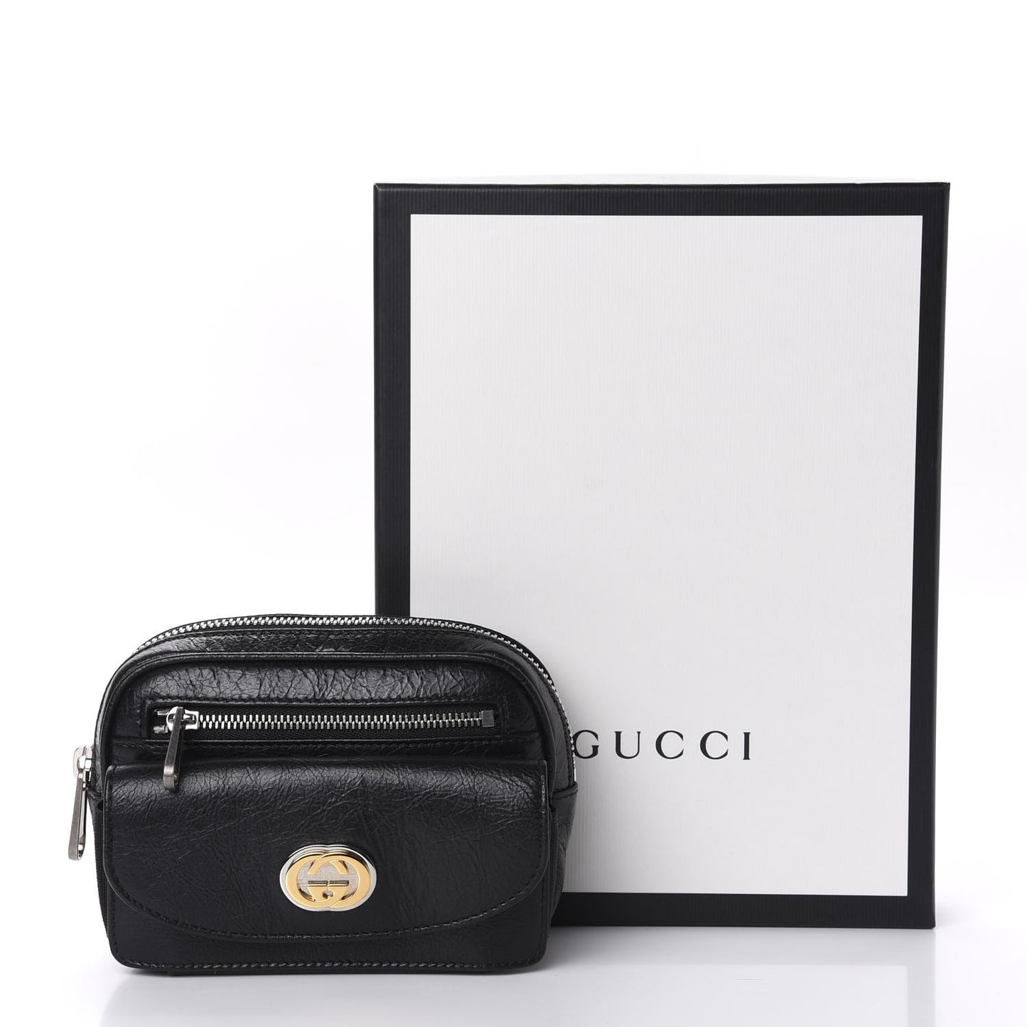 Fluffy Calfskin Mini Morpheus Belt Bag 70 28 Black