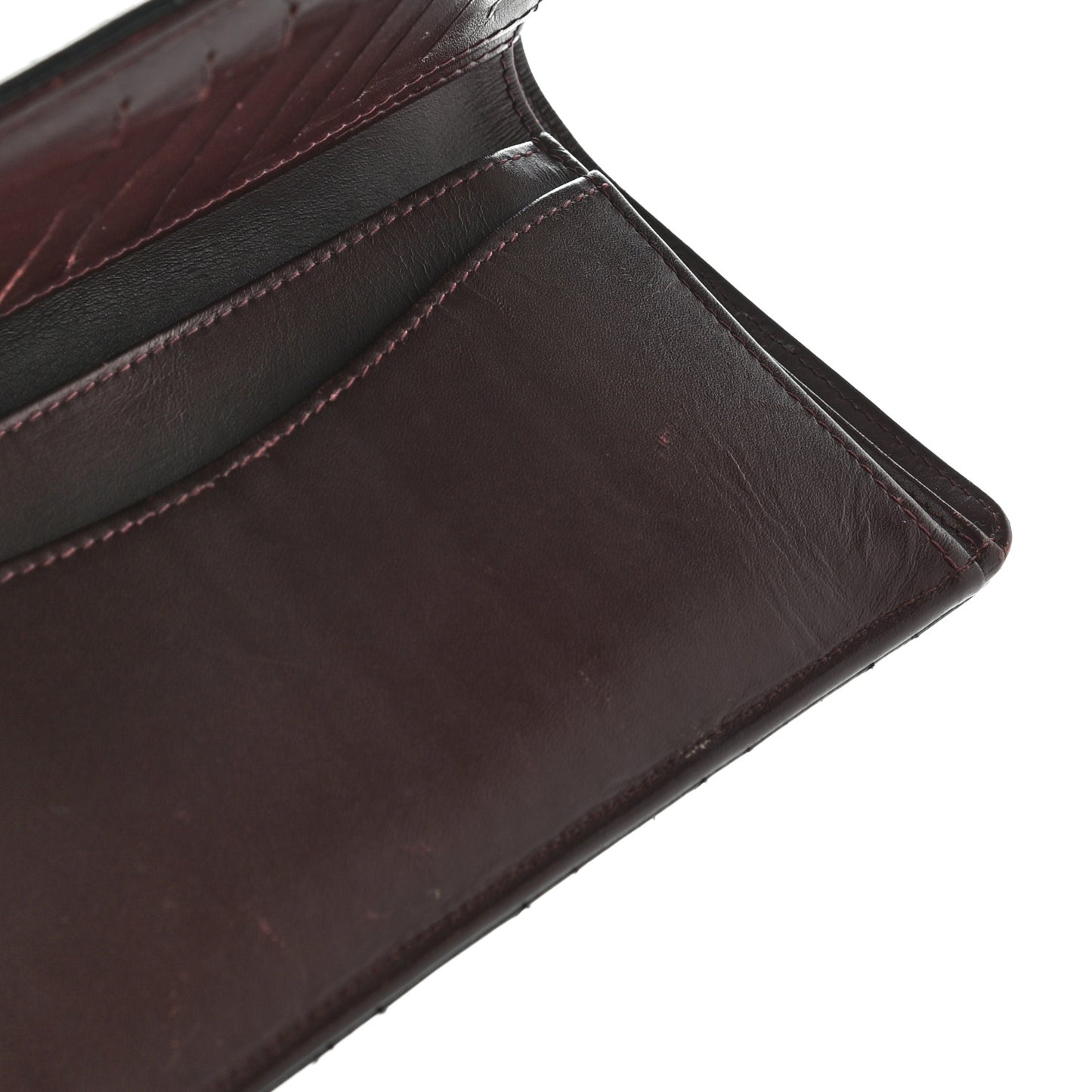 Caviar Quilted Yen Wallet Black