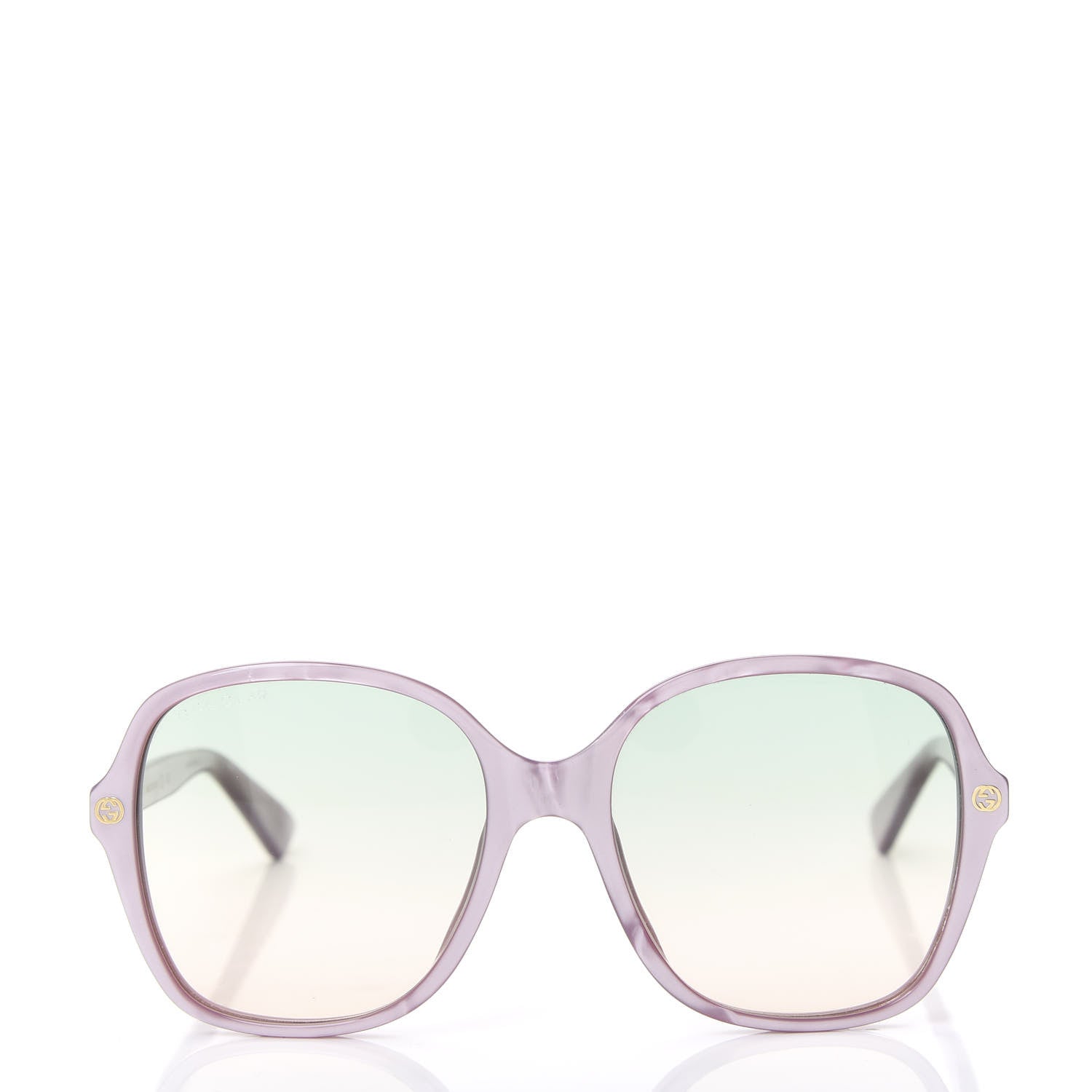 Gucci Acetate Square Frame GG0092S Sunglasses Purple 2 of 7