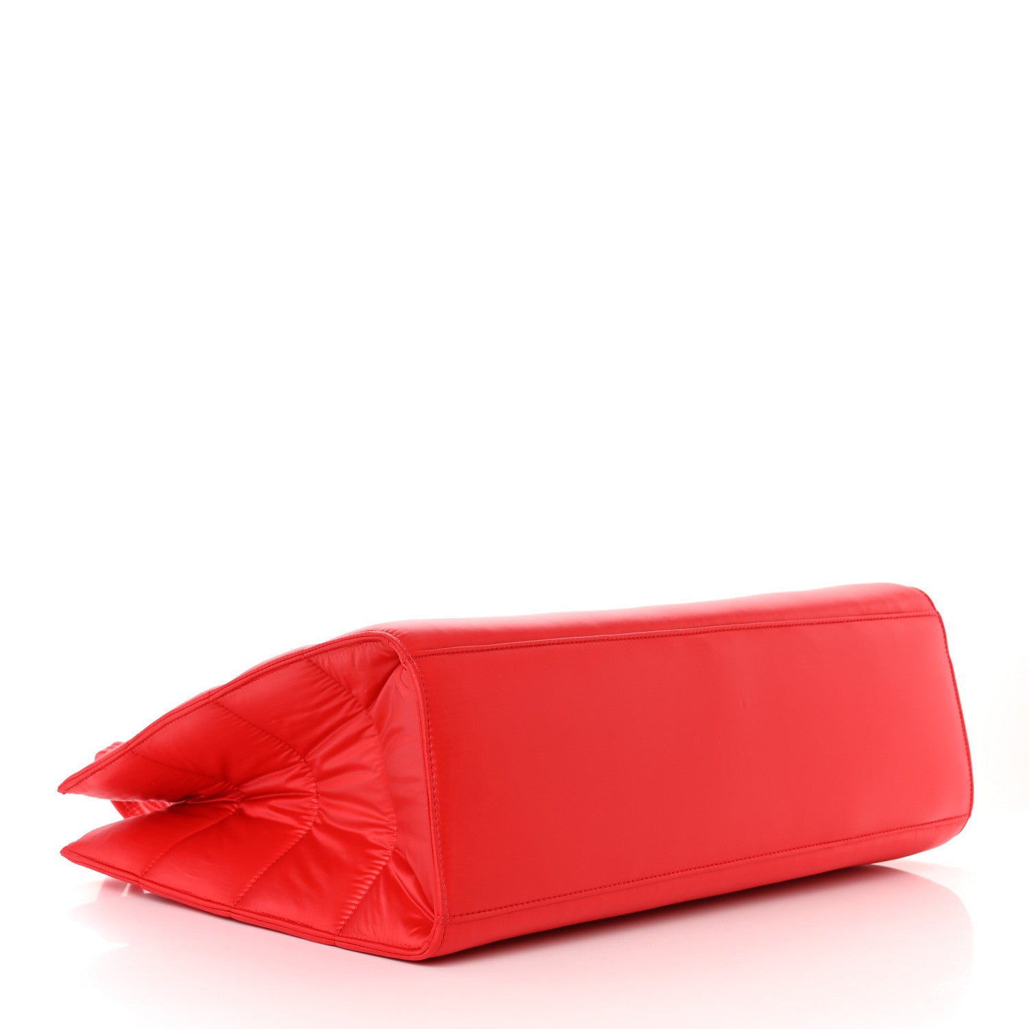 Telfar Nylon Large Puff Shopping Bag Red 4 of 9