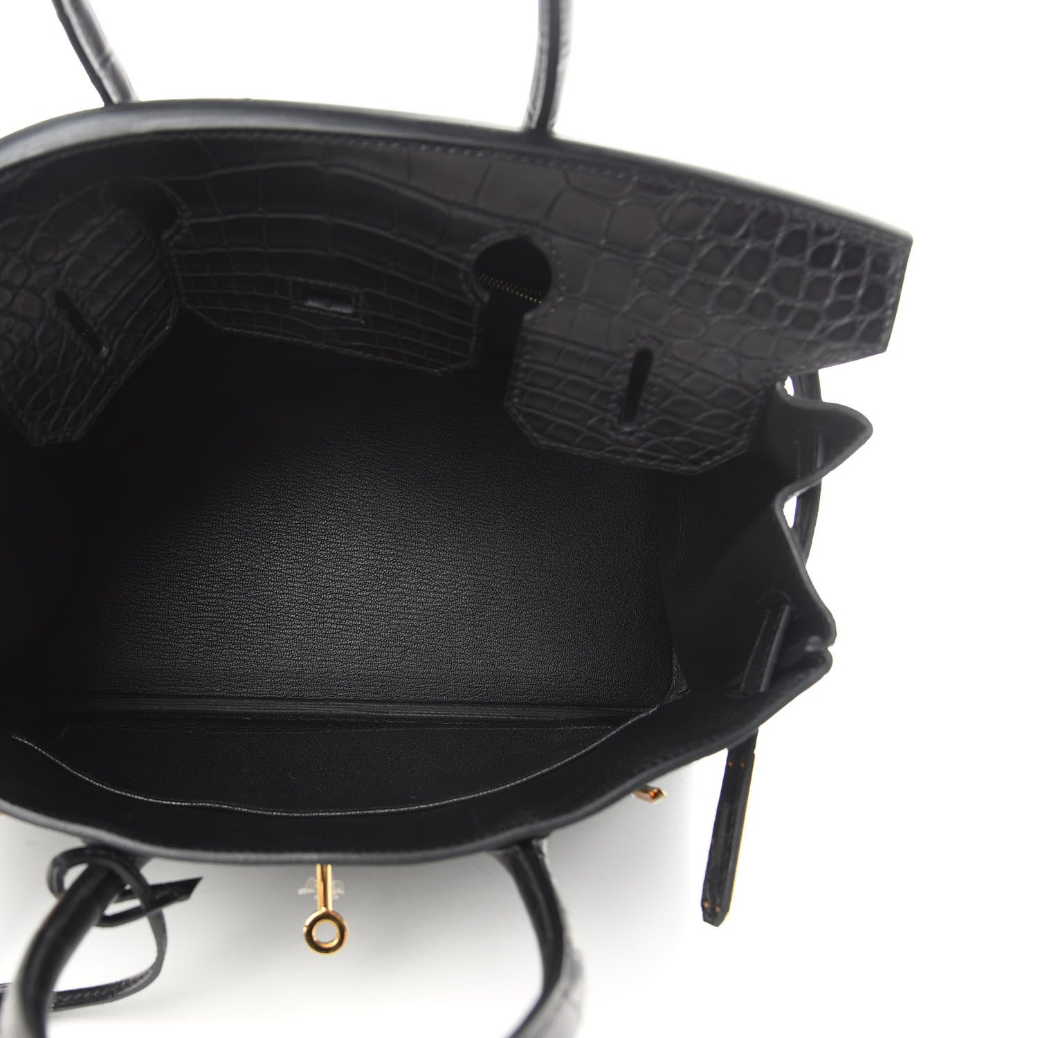 Hermes Togo Matte Alligator Birkin Touch 30 Black 13 of 37