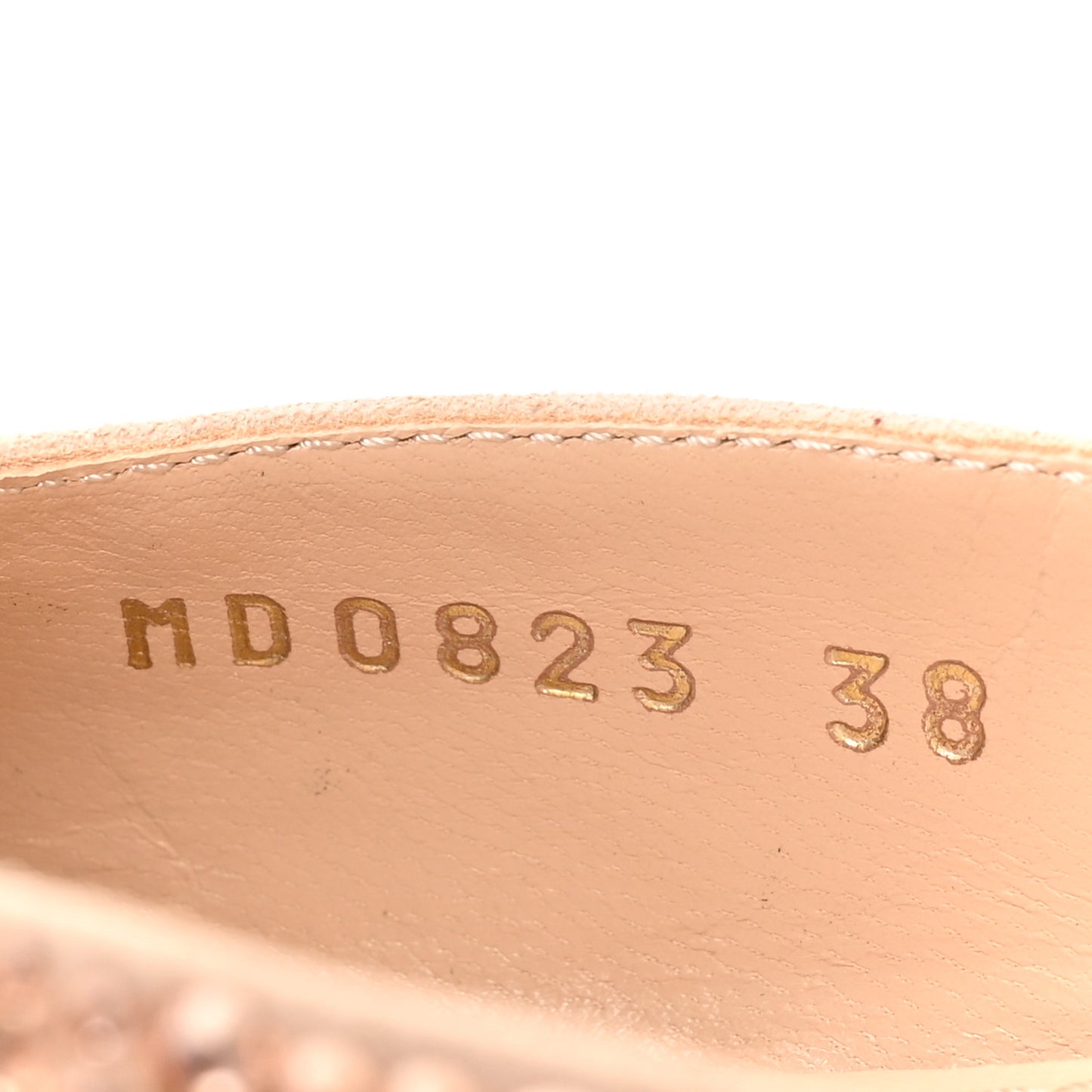 Suede Calfskin Strass Pearl Dior Rose Pumps 38
