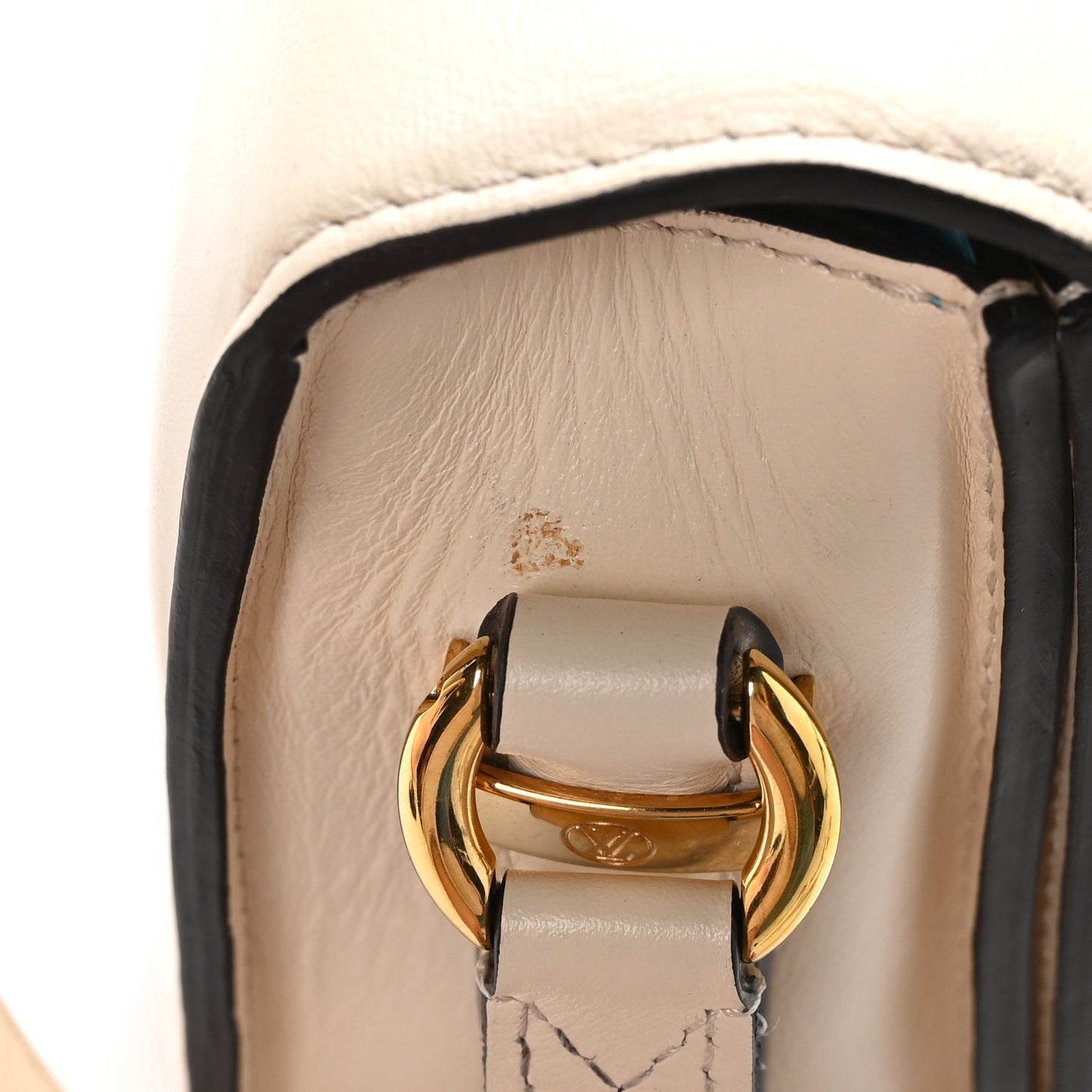 Smooth Calfskin LV Pont 9 Cream