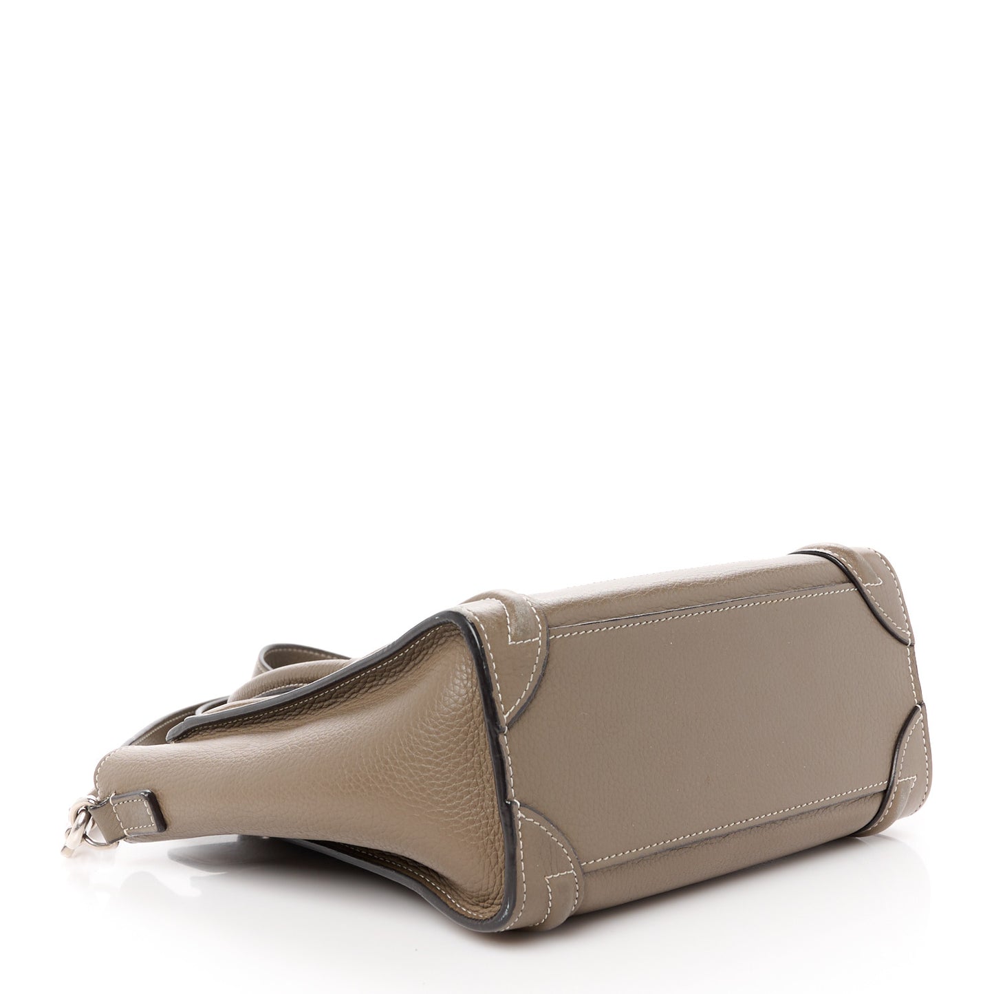 Drummed Calfskin Nano Luggage Souris