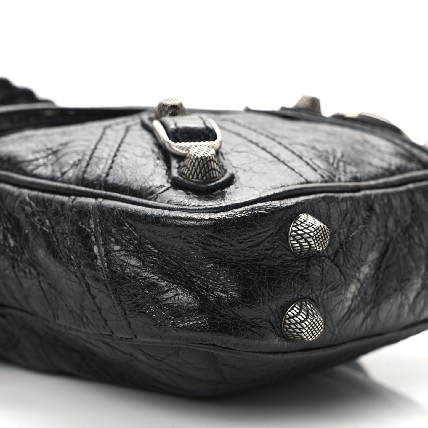 Agneau Arena Le Cagole Crossbody Bag Black