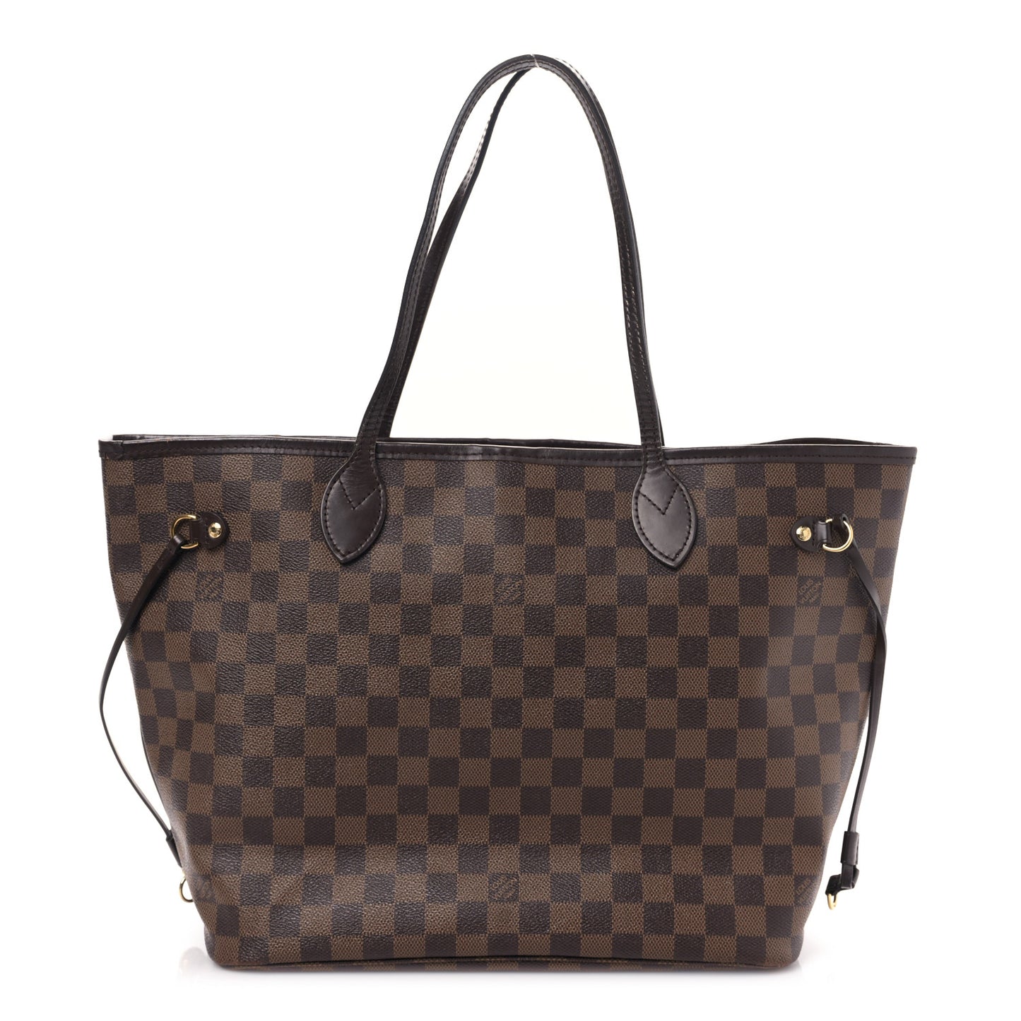Damier Ebene Neo Neverfull MM Rose Ballerine