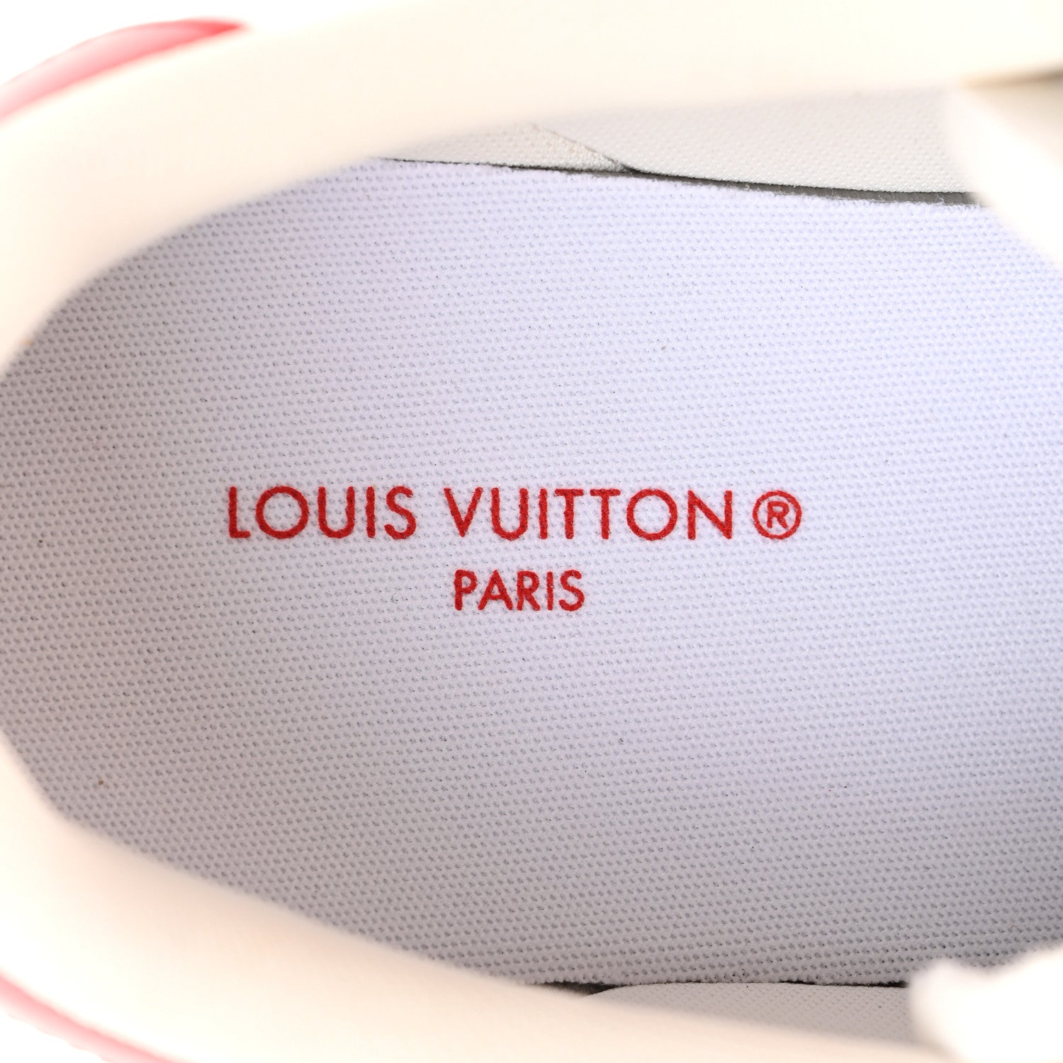 Louis Vuitton Monogram Calfskin Mens Rivoli Sneakers 8 Red 7 of 9