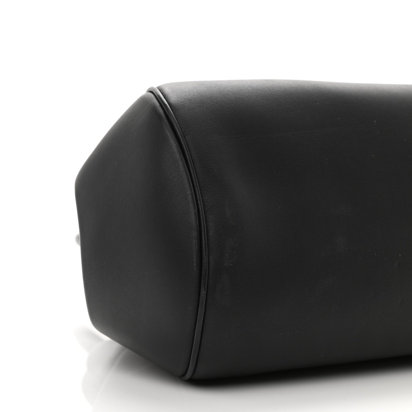 Calfskin Frame Satchel Black