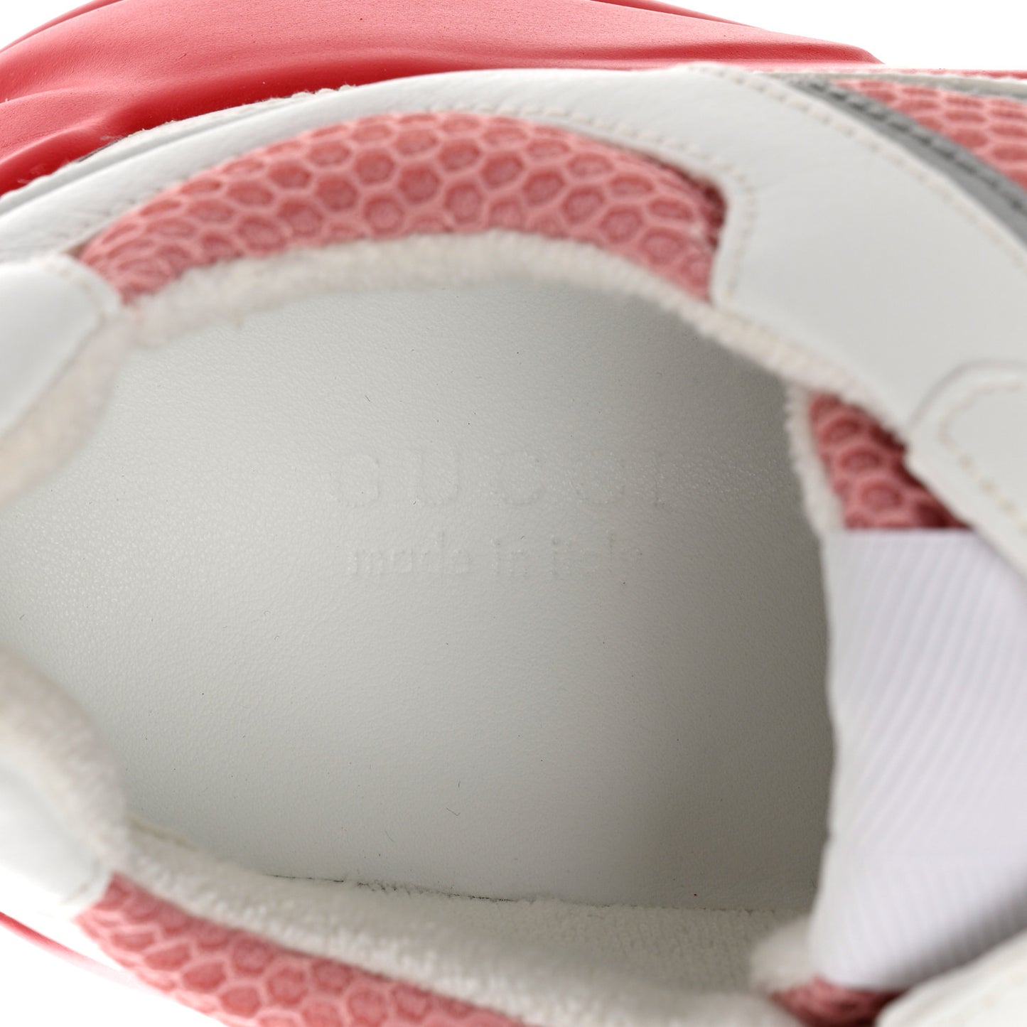 Lavaredo Eco Fabric Mesh Web Womens Rhyton Reflective Sneakers 38 Great White Water Rose Silver