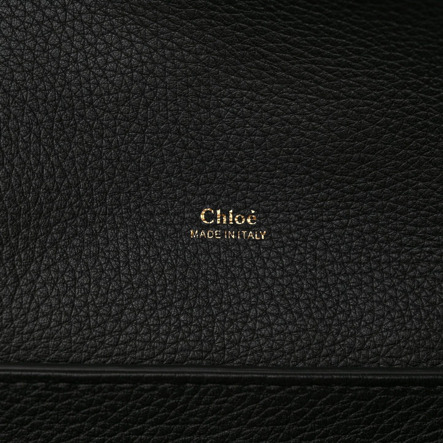 Grained Calfskin Medium Aby Day Shoulder Bag Black