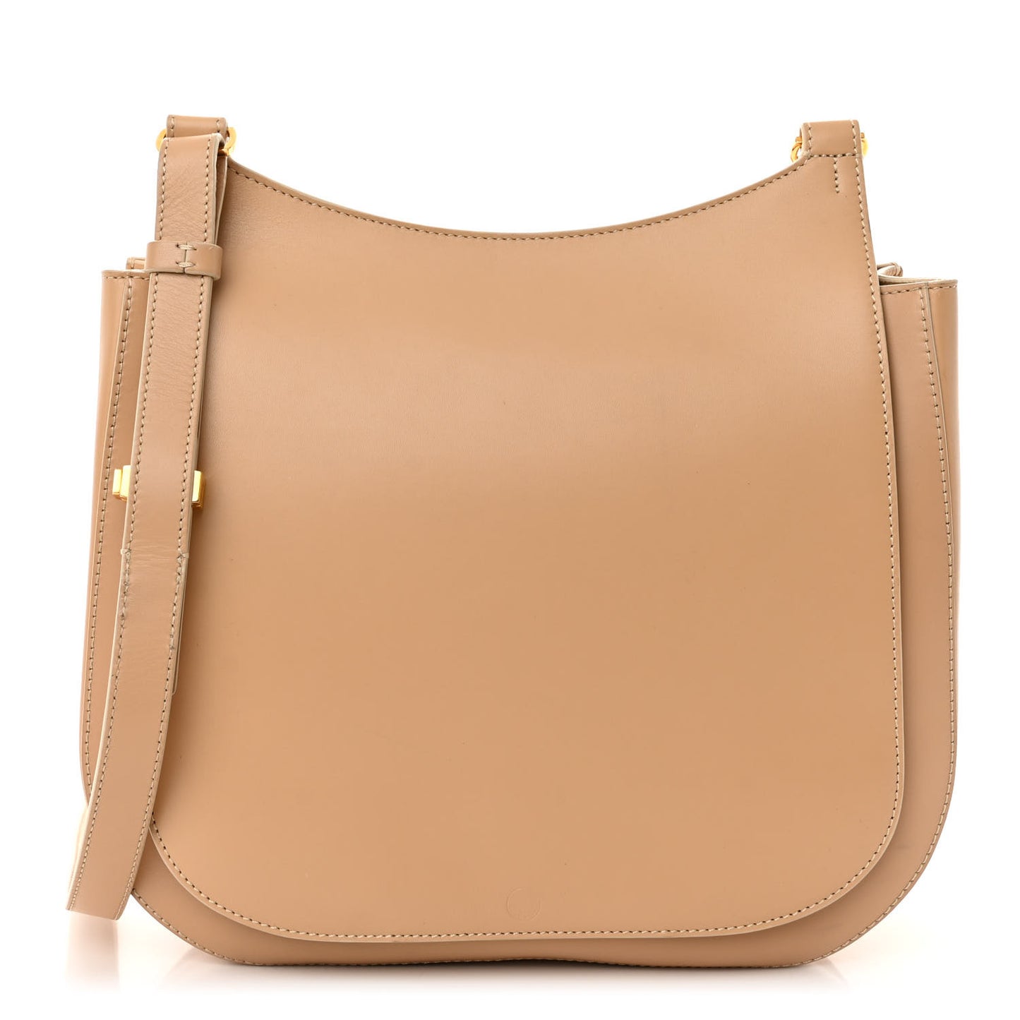 Smooth Calfskin Hunting Bag 11 Warm Beige